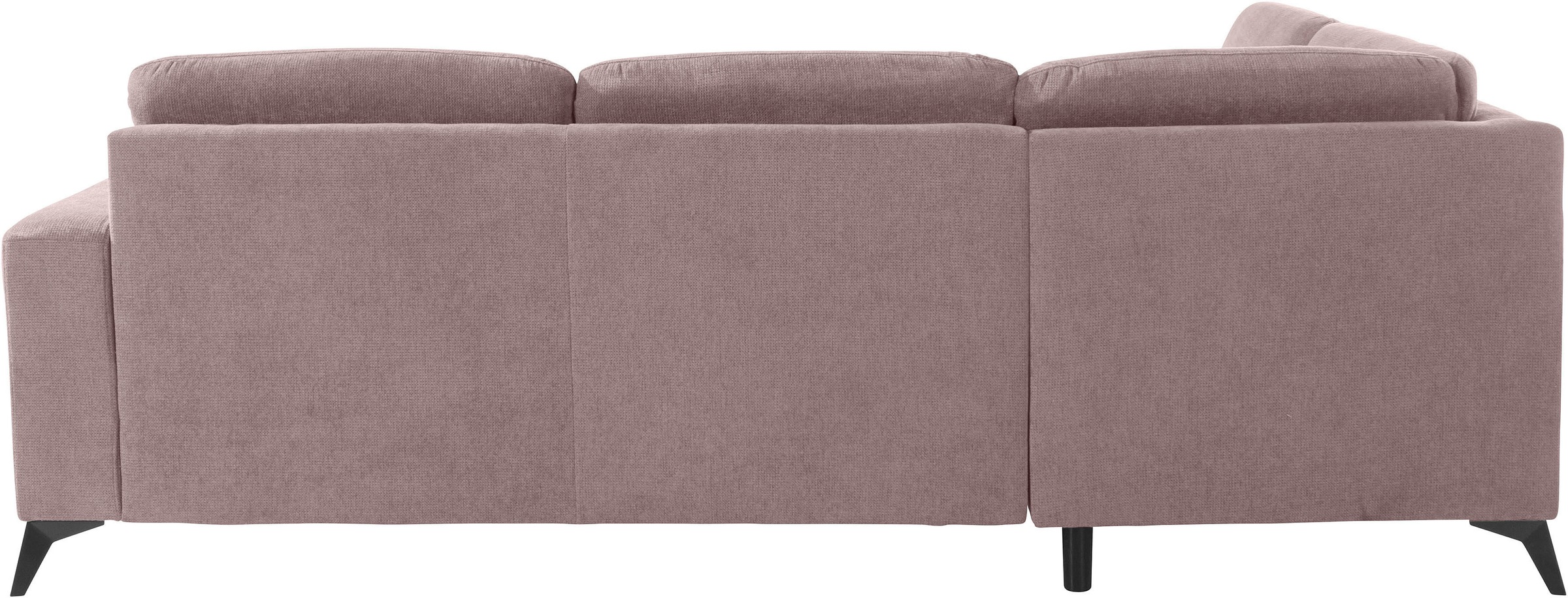 Places of Style Ecksofa »Lolland L-Form«, Wahlweise mit Bettfunktion und Stauraum, auch mit abwischbarem Bezug