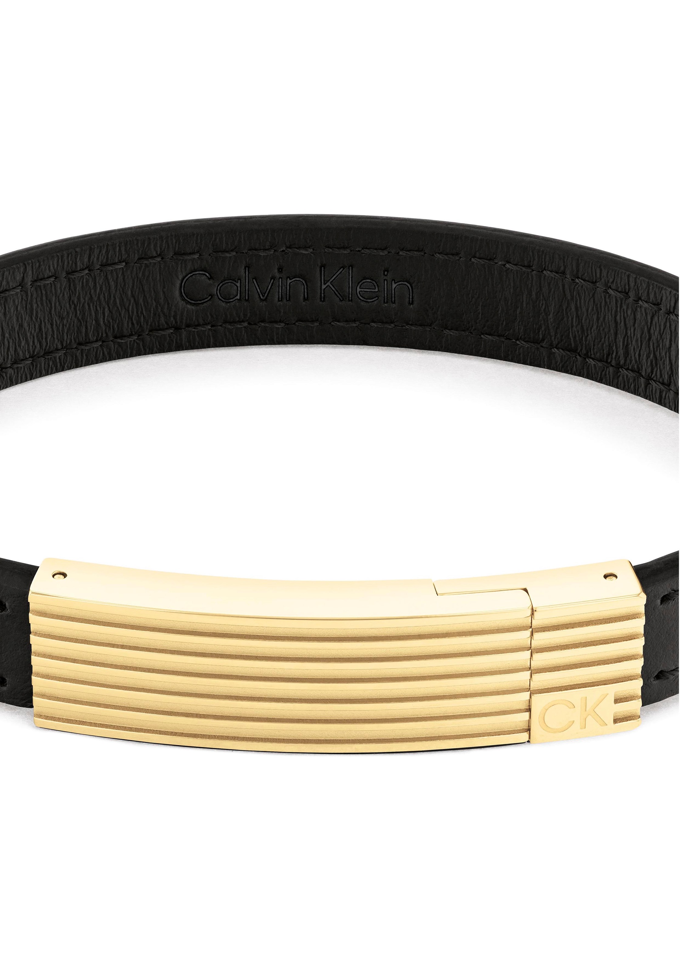 Calvin Klein Lederarmband »Schmuck Edelstahl Armschmuck Lederarmband«