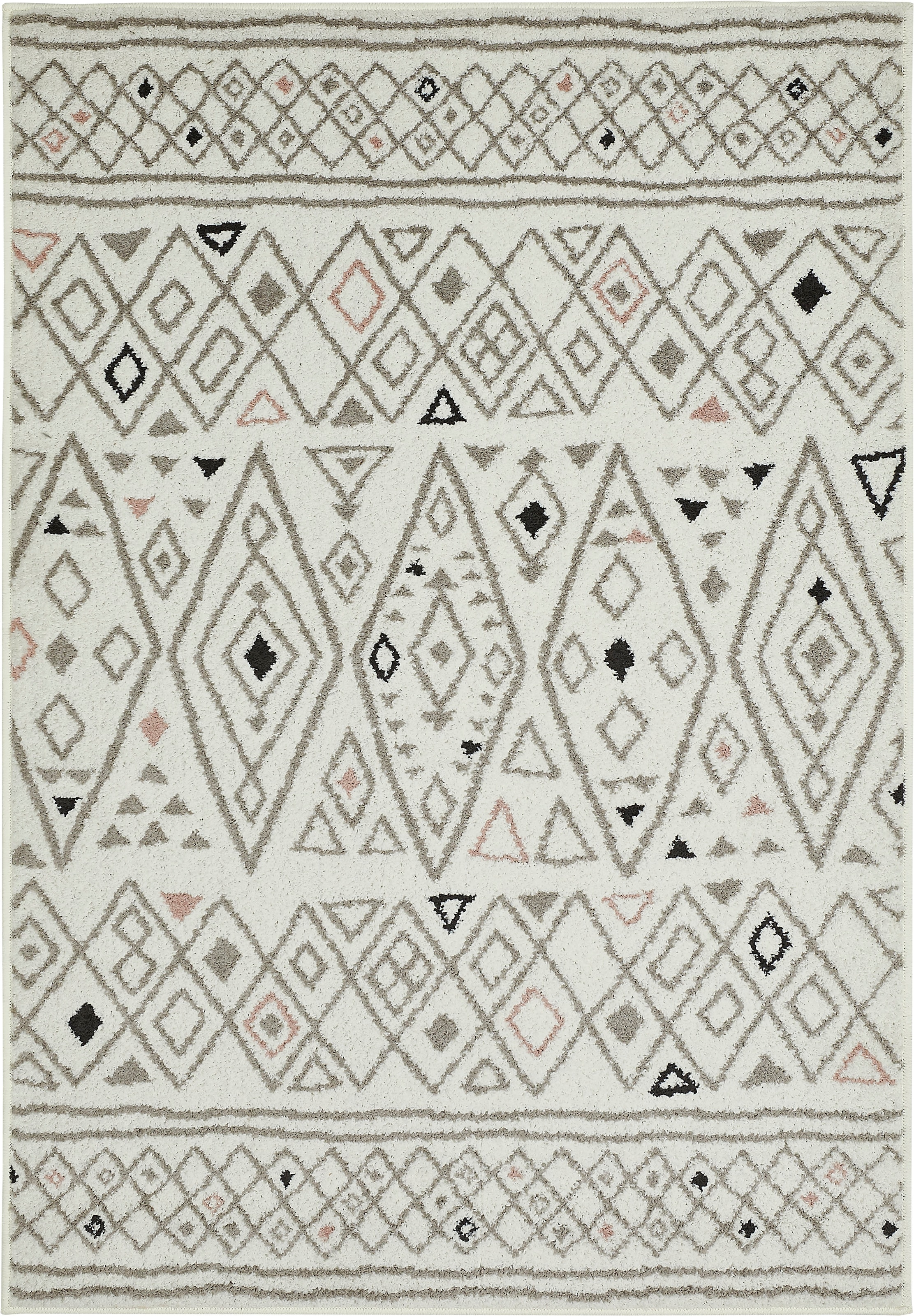 Andiamo Teppich »Bolonia 3«, rechteckig, 6 mm Höhe, Kurzflor, modernes Rauten Muster, ideal im Wohnzimmer & Schlafzimmer
