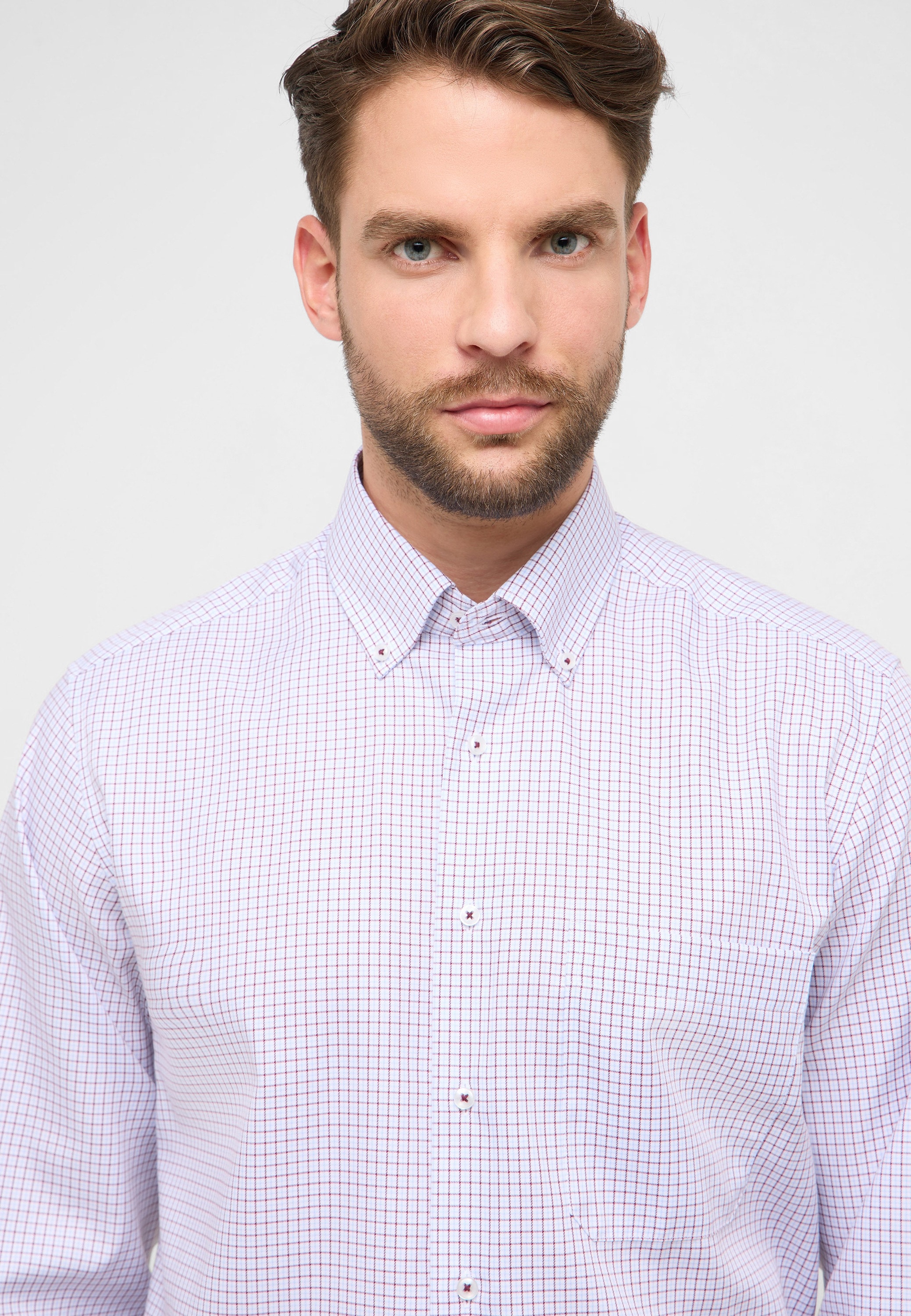 Eterna Langarmhemd »COMFORT FIT« NON IRON (bügelfrei)