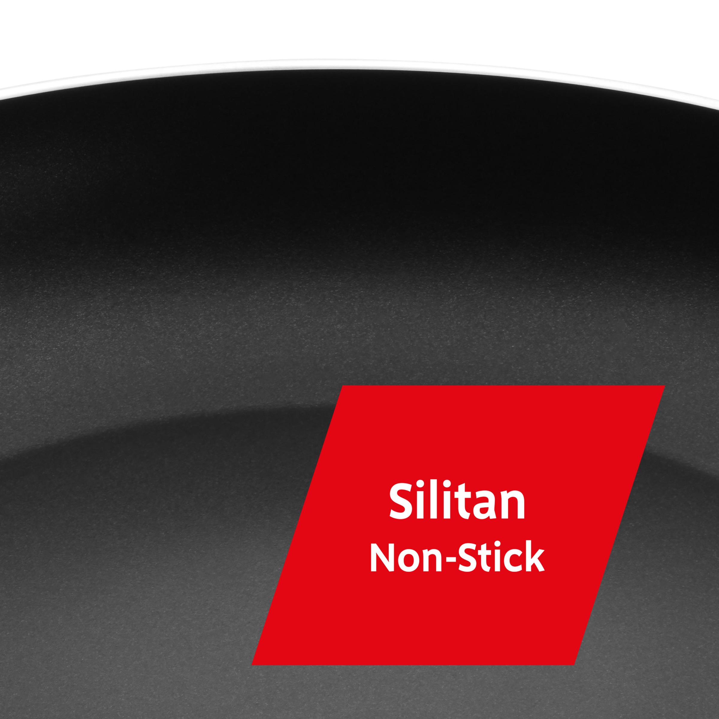 Silit Pfannen-Set »Calabria«, Edelstahl 18/10, (Set, 2 tlg., Stielpfanne 24 cm und 28 cm), Silitan Antihaftversiegelung, polierter Edelstahl, induktionsgeeignet