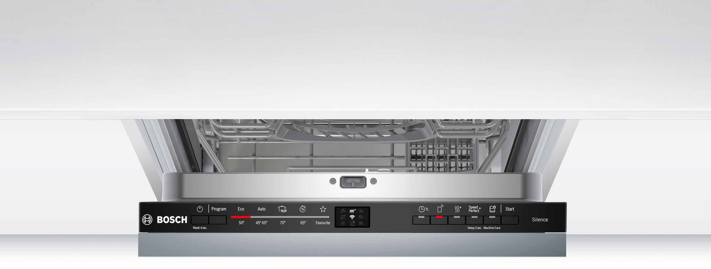 BOSCH vollintegrierbarer Geschirrspüler Serie 2 »SPV2HKX02E« 10 tlg. Maßgedecke