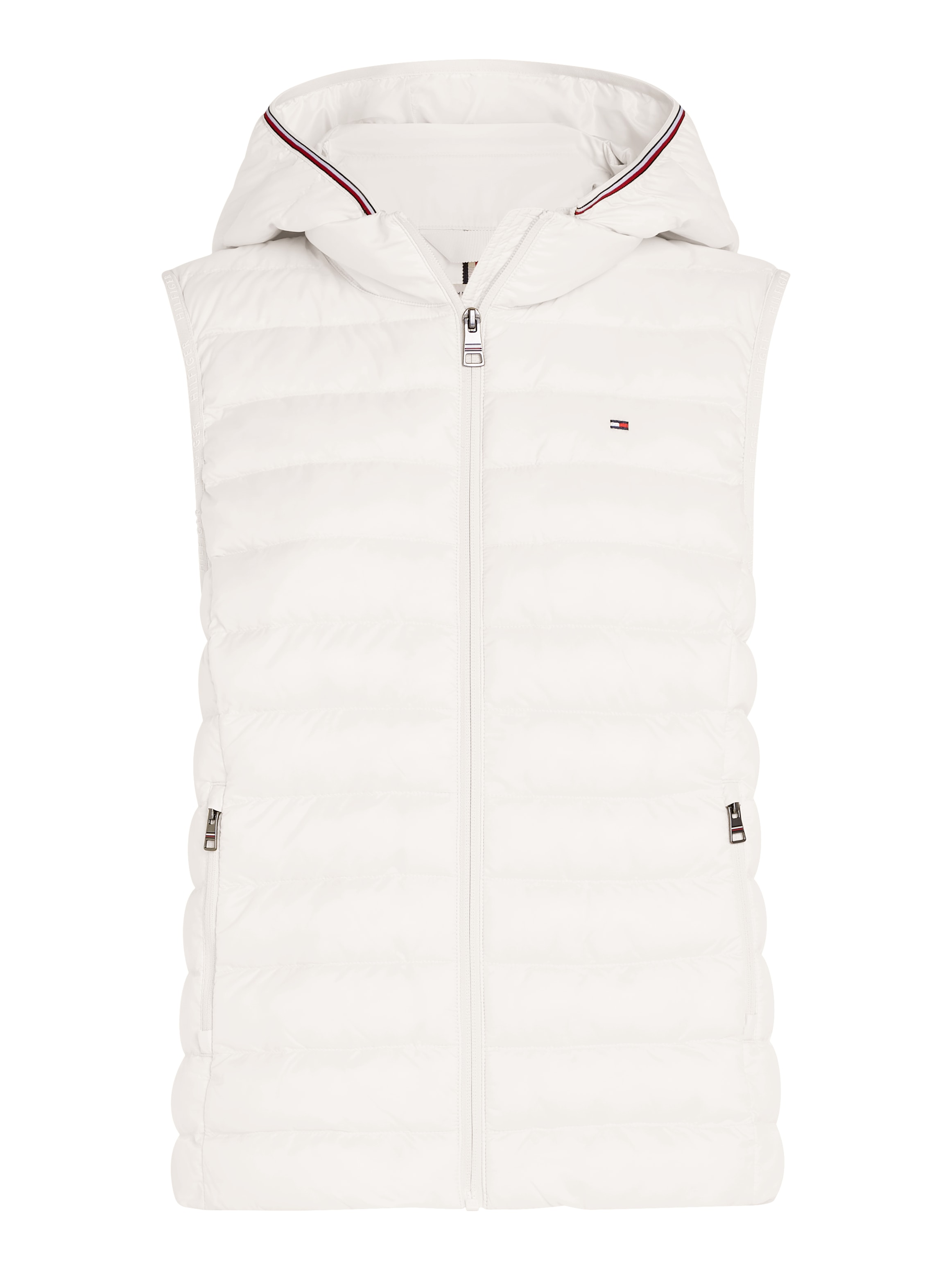 Tommy Hilfiger Steppweste »LW PADDED GLOBAL STRIPE VEST«, (Global Serie TH WOMEN), mit Elastic-Band