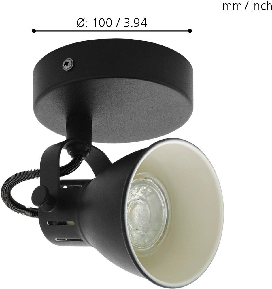 EGLO LED Wandleuchte »SERAS 2«, 1 flammig, Leuchtmittel LED-Board-GU10   LE günstig online kaufen