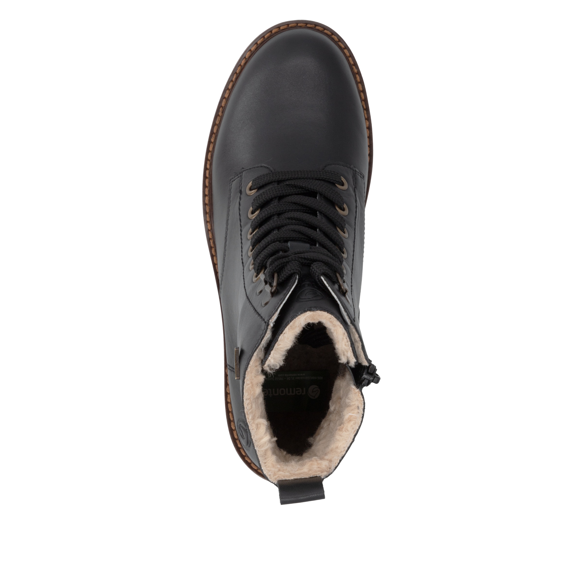 Remonte Schnürboots  Schnürstiefelette mit wasserabweisender TEX-Membrane, Reißverschluss