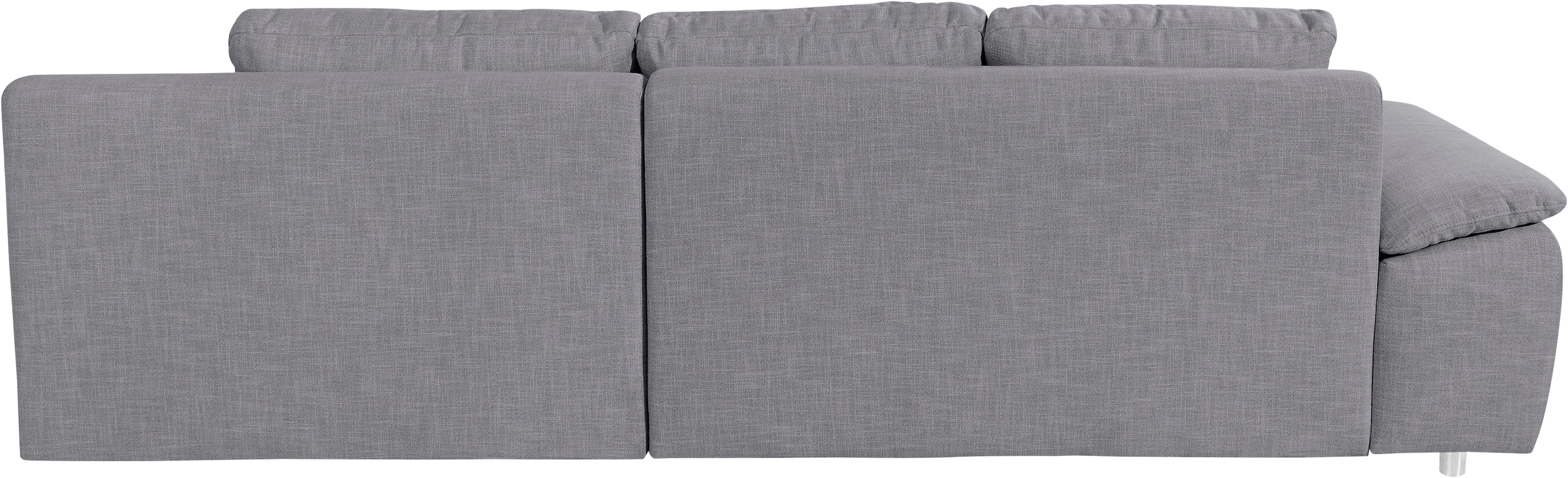 sit&more Ecksofa Labene, wahlweise mit Bettfunktion und Bettkasten, inkl. Rückenkissen