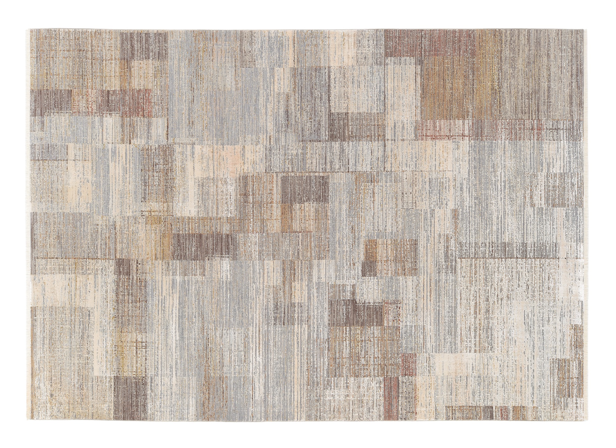OCI DIE TEPPICHMARKE Teppich »FARBEN CITY«, rechteckig, Klassisches Muster, eingefasst, in 3-D-Optik