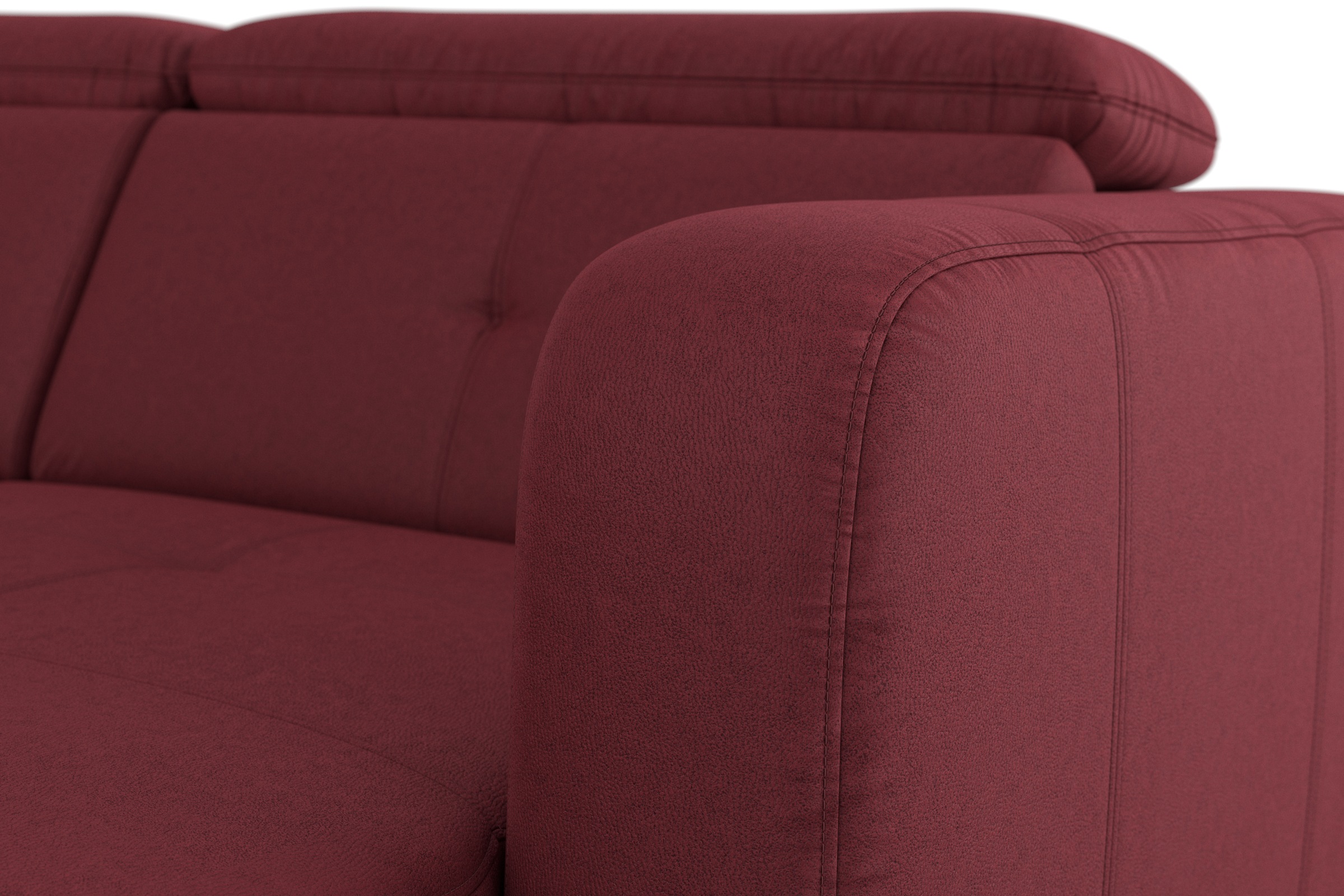 sit&more Wohnlandschaft »Belluci U-Form«, Kopfteilverstellung und Federkern, wahlweise mit Bettfunktion