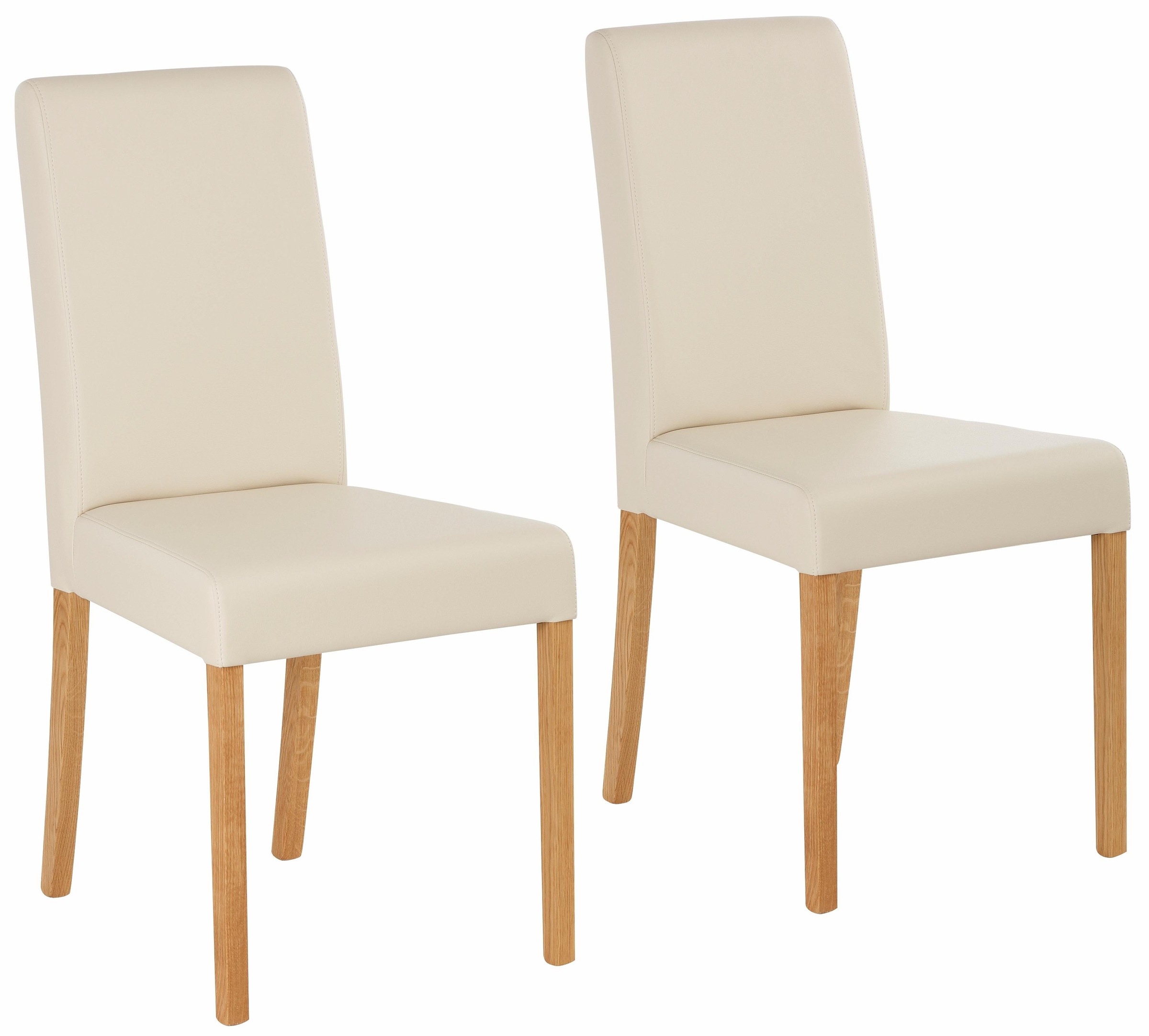 Home affaire 4-Fußstuhl »Bologna«, (Set), 4 St., Kunstleder, Gestell aus Ma günstig online kaufen
