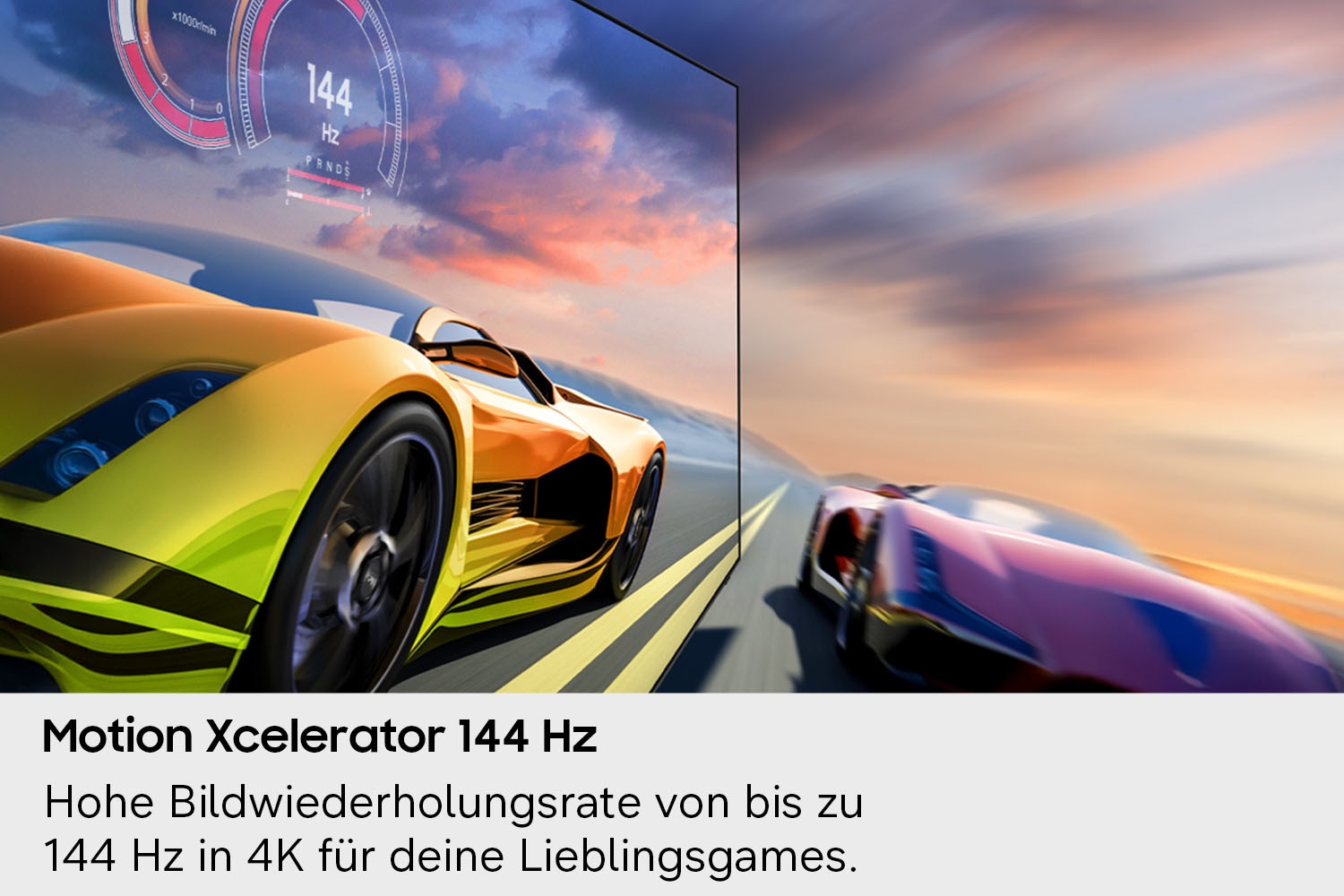 Samsung Mini-LED-Fernseher »GU75M80HAU« 189 cm/75 ″ Smart-TV Mini-LED HDR, Motion Xcelerator 144 Hz, AI Fußballmodus, Dynamik Sound