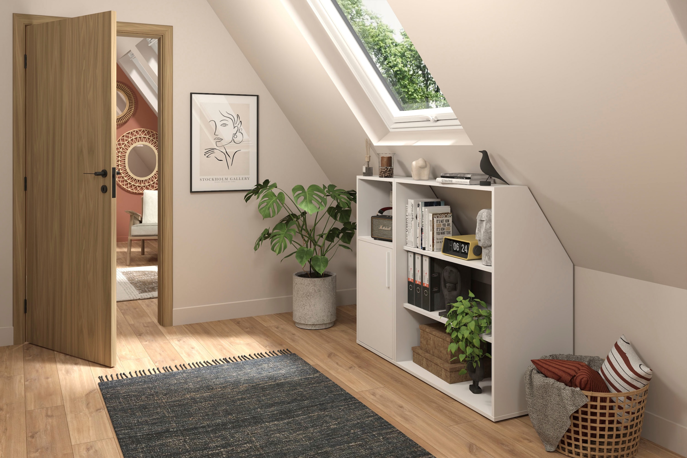 Gami Kleiderschrank »UNDER« Schrägschrank mit einer Tür