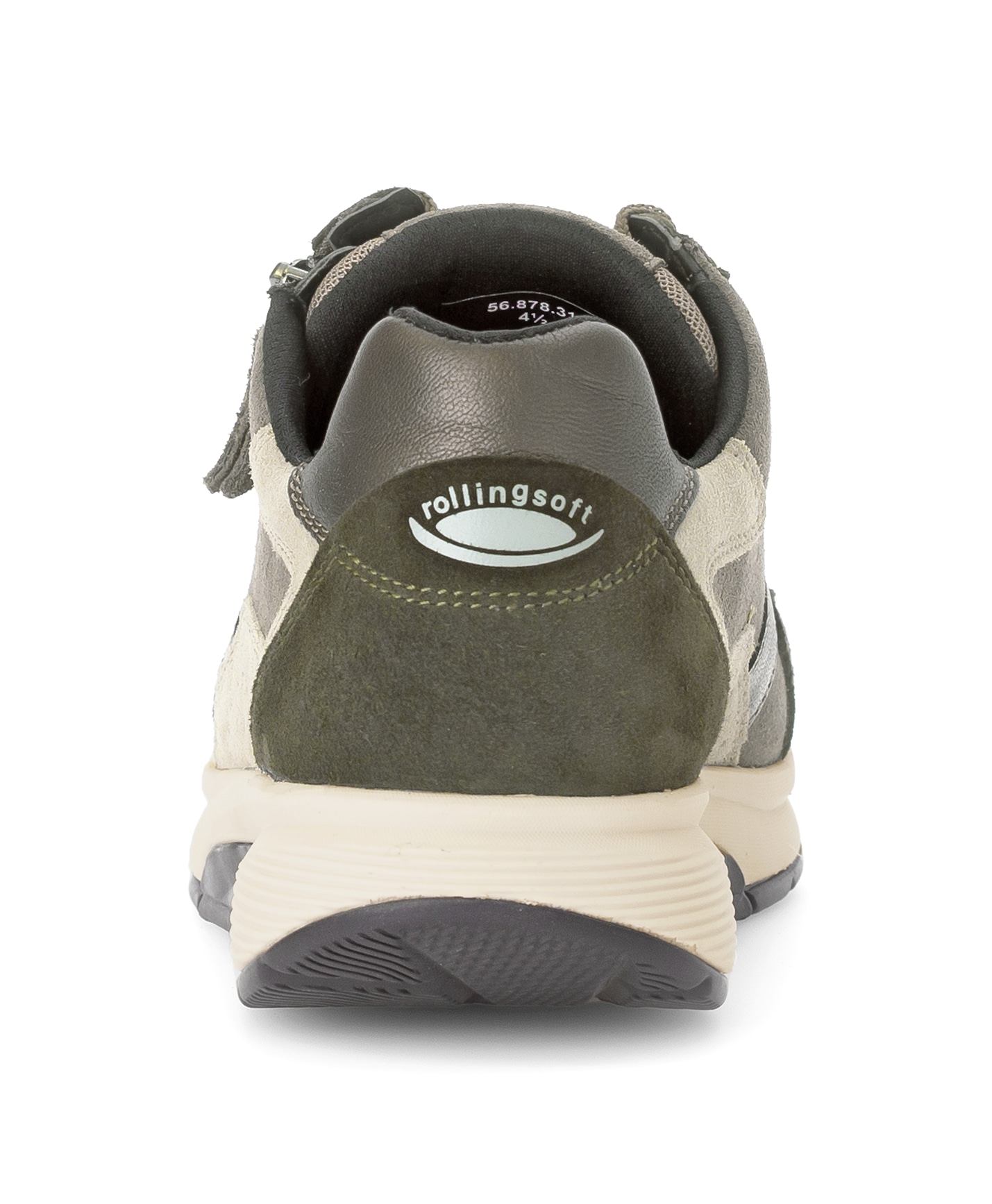 rollingsoft Keilsneaker  , Schnürer, Halbschuh, Freizeitschuh mit zusätzlichem Reißverschluss