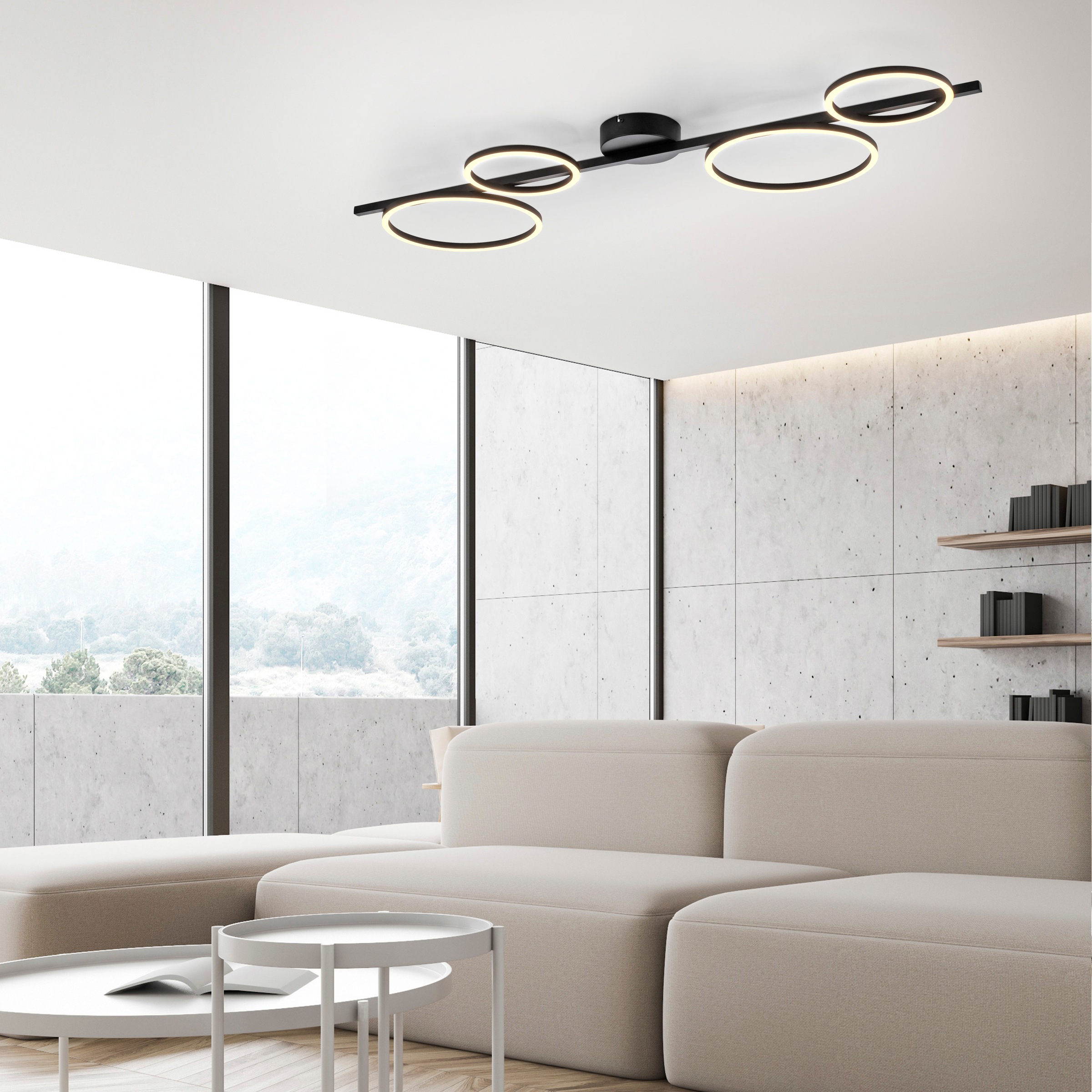 JUST LIGHT Deckenleuchte »MINI RITUS« LED-Board 1 Stk. Warmweiß LED, dimmba günstig online kaufen