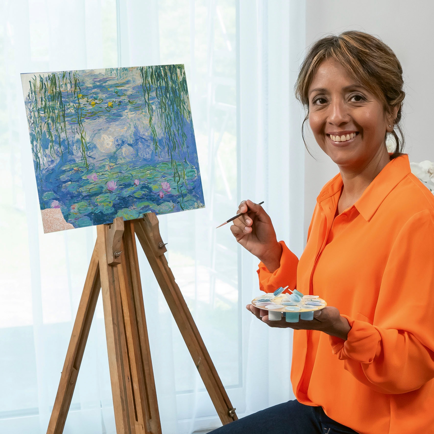 Ravensburger Malen nach Zahlen »CreArt, ART Collection, Waterlilies (Monet)«, Made in Europe