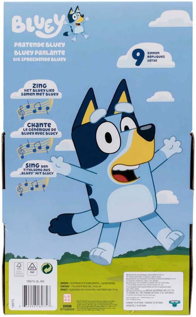 Moose Plüschfigur »Bluey«