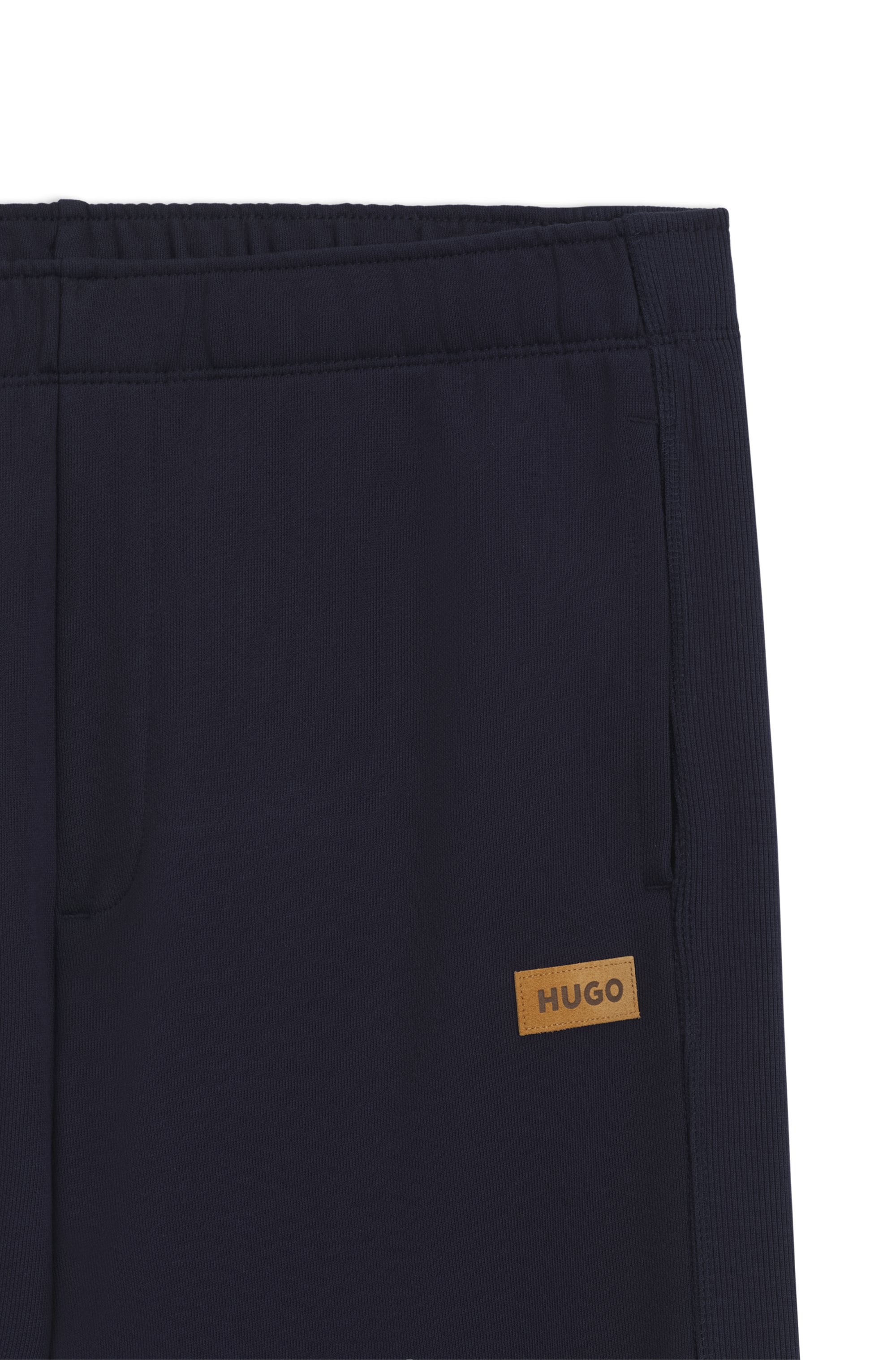 HUGO Sweathose »Nevatro«  Regular Fit, Zierhosenschlitz, elastische Bündchen