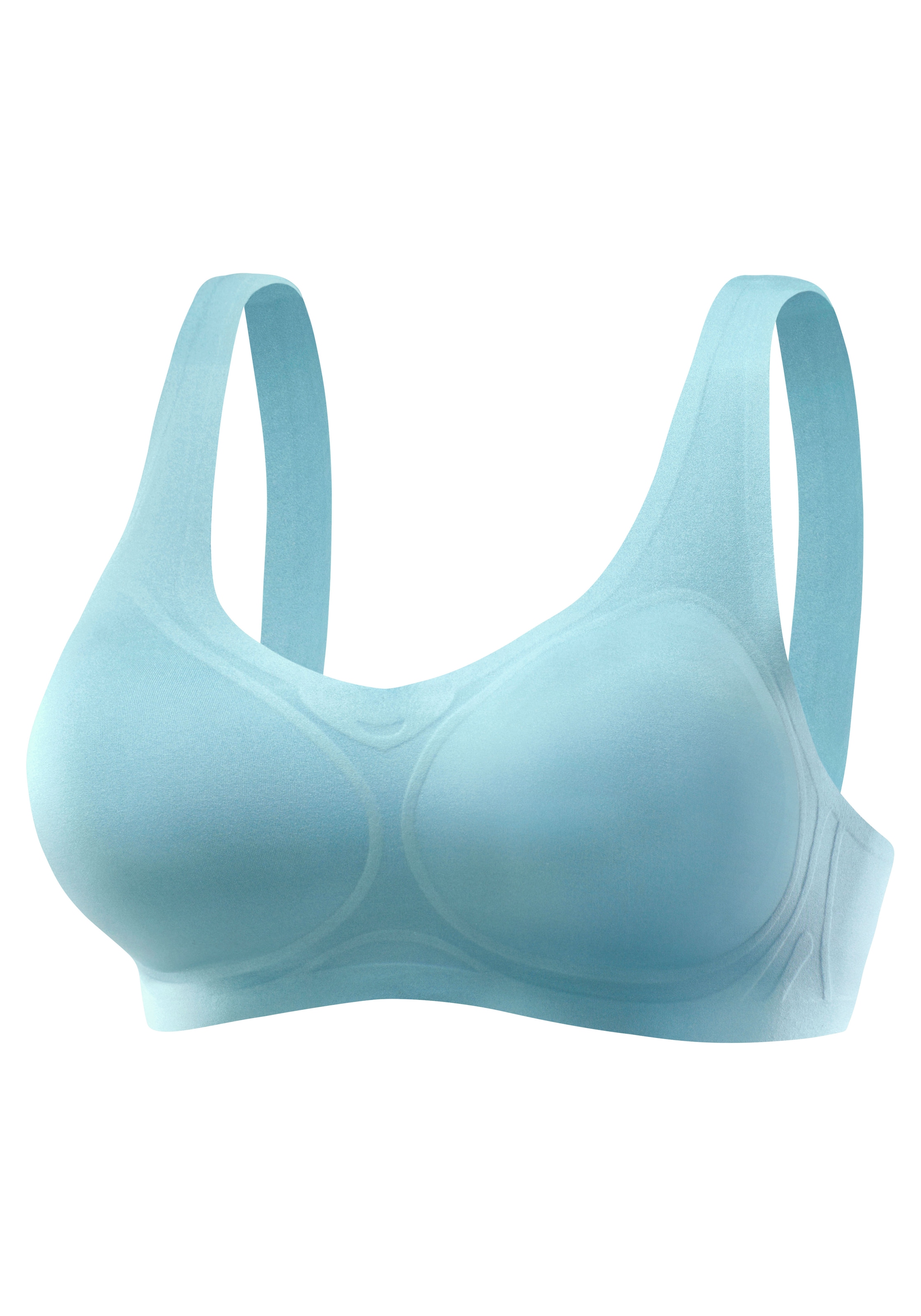Nuance Bralette-BH , Basic Dessous, seamless, ohne Bügel mit herausnehmbaren Kissen