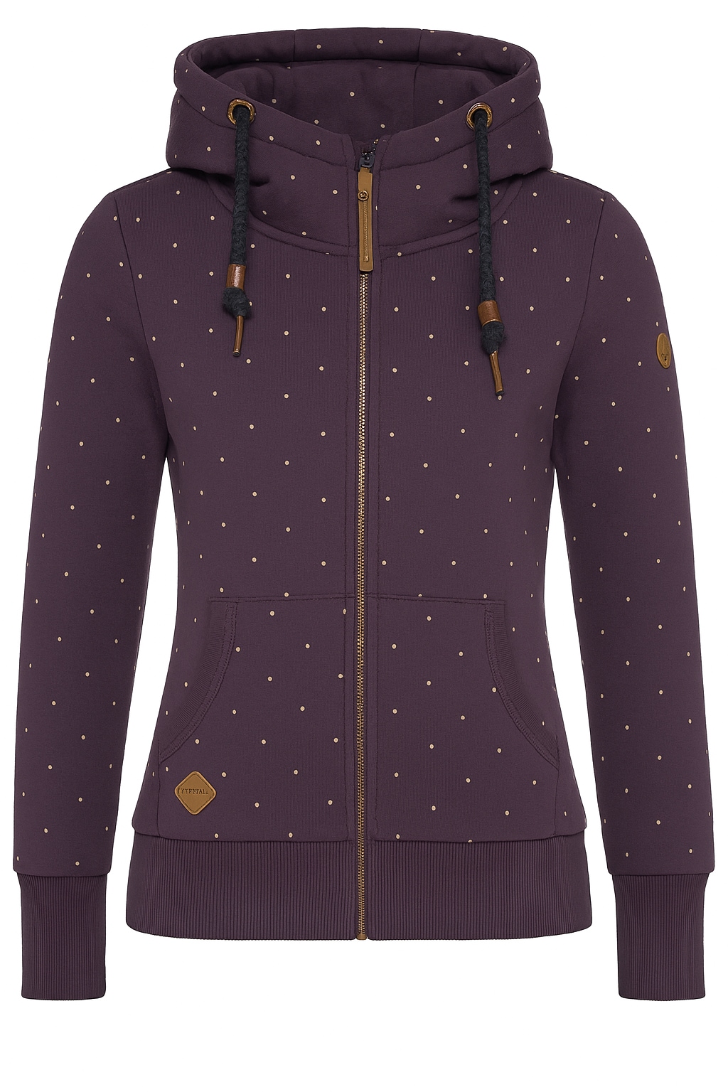 Ragwear Sweatjacke »NESKA DOTS MULTI ZIP O«