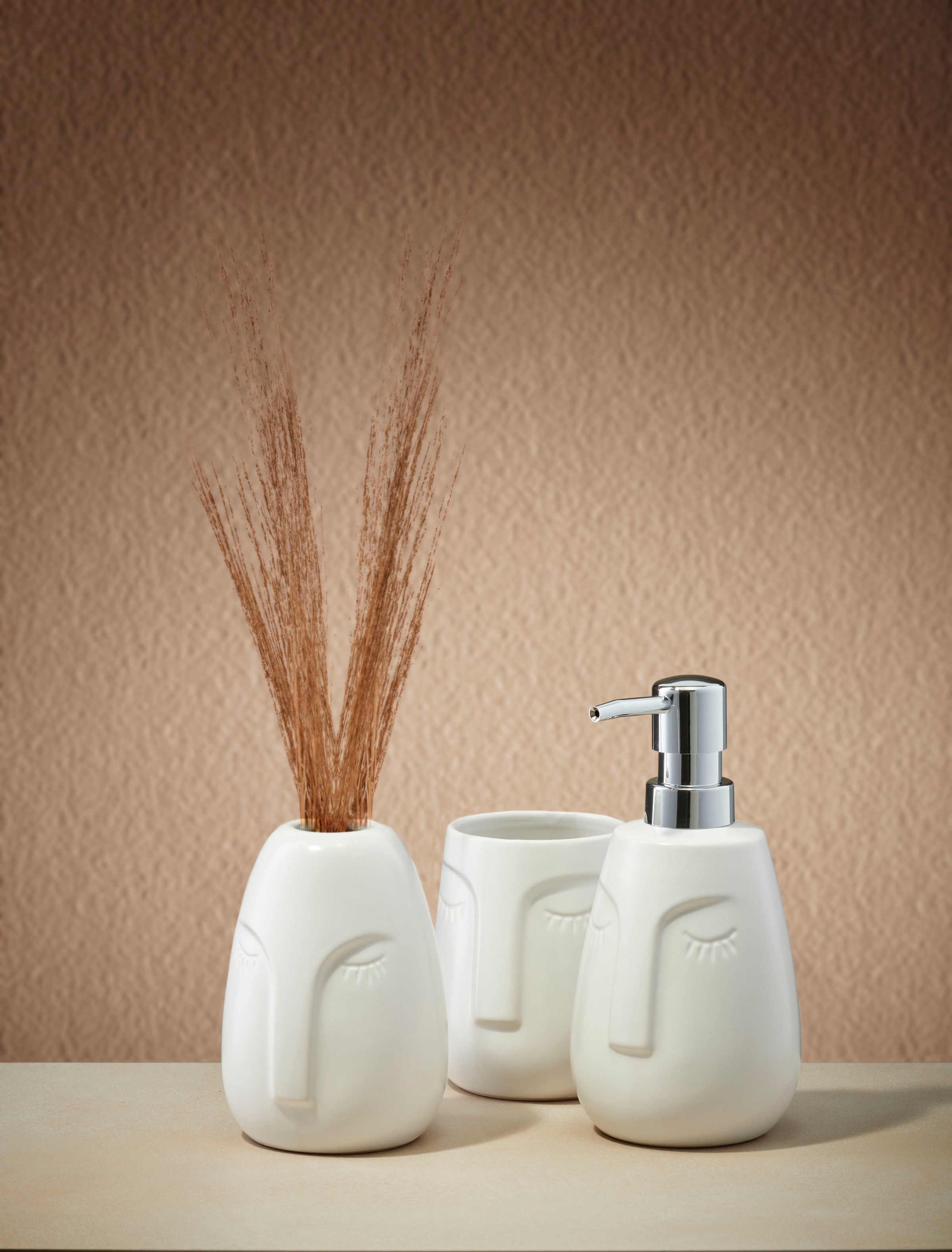 Kleine Wolke Zahnputzbecher »Face«, Accessoire Serie in modernen Scandi Farben