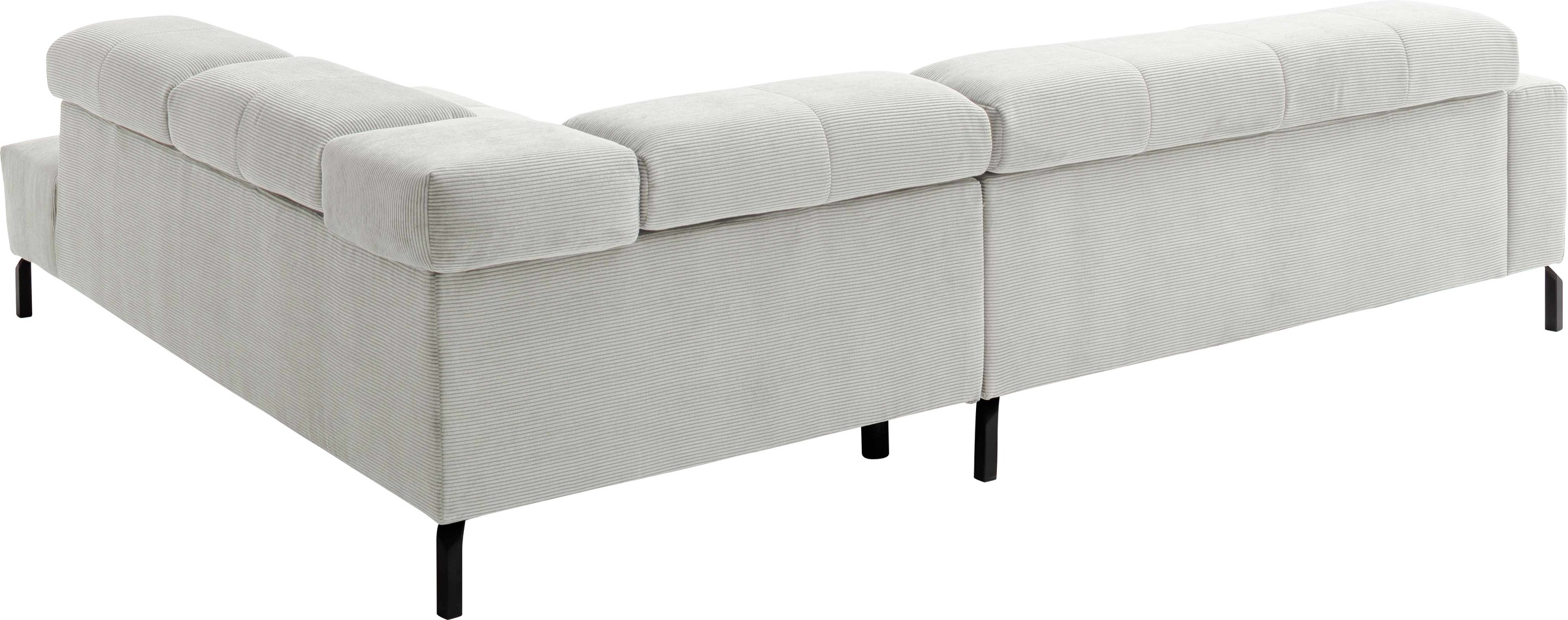 Home affaire Ecksofa »Claya, L-Form,  incl. Kopfteilverstellung, Breite 276 cm« wahlweise elektrischer Sitzvorzug