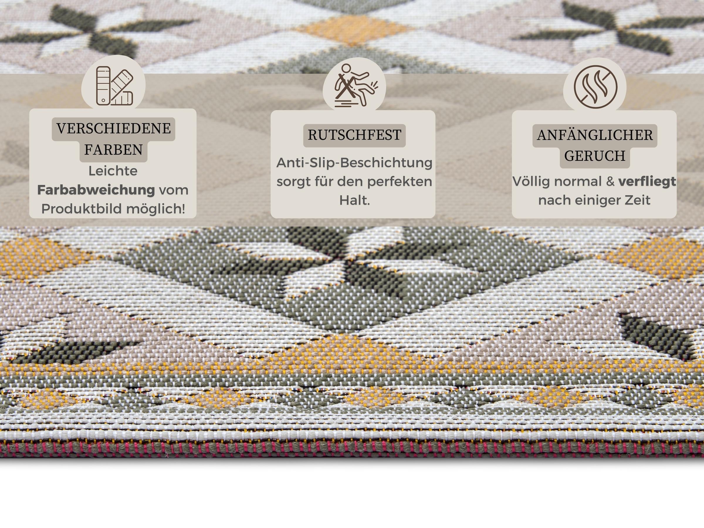 HANSE Home Läufer »Classic«, rechteckig, 6 mm Höhe, strapazierfähig, pflegeleicht, robust, Anti-Slip, Küche, Flur