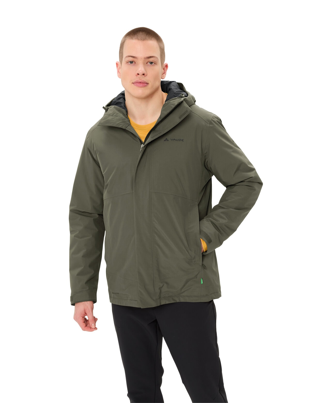 VAUDE Funktionsjacke »MEN'S ROSEMOOR PADDED JACKET II« 1 Stk. tlg. mitKapuze
