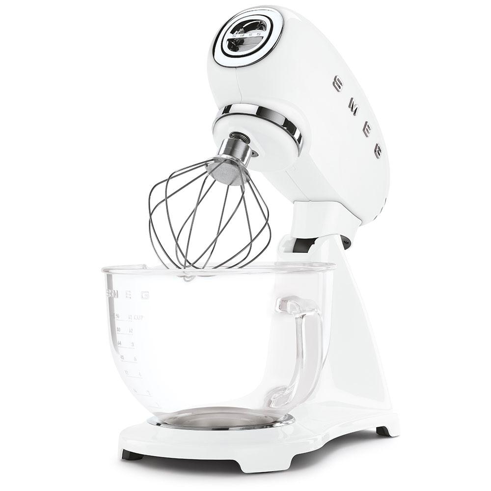 Smeg Küchenmaschine »SMF13WHEU Weiß«, Glasrührschüssel mit ergonomischem Griff kaufen