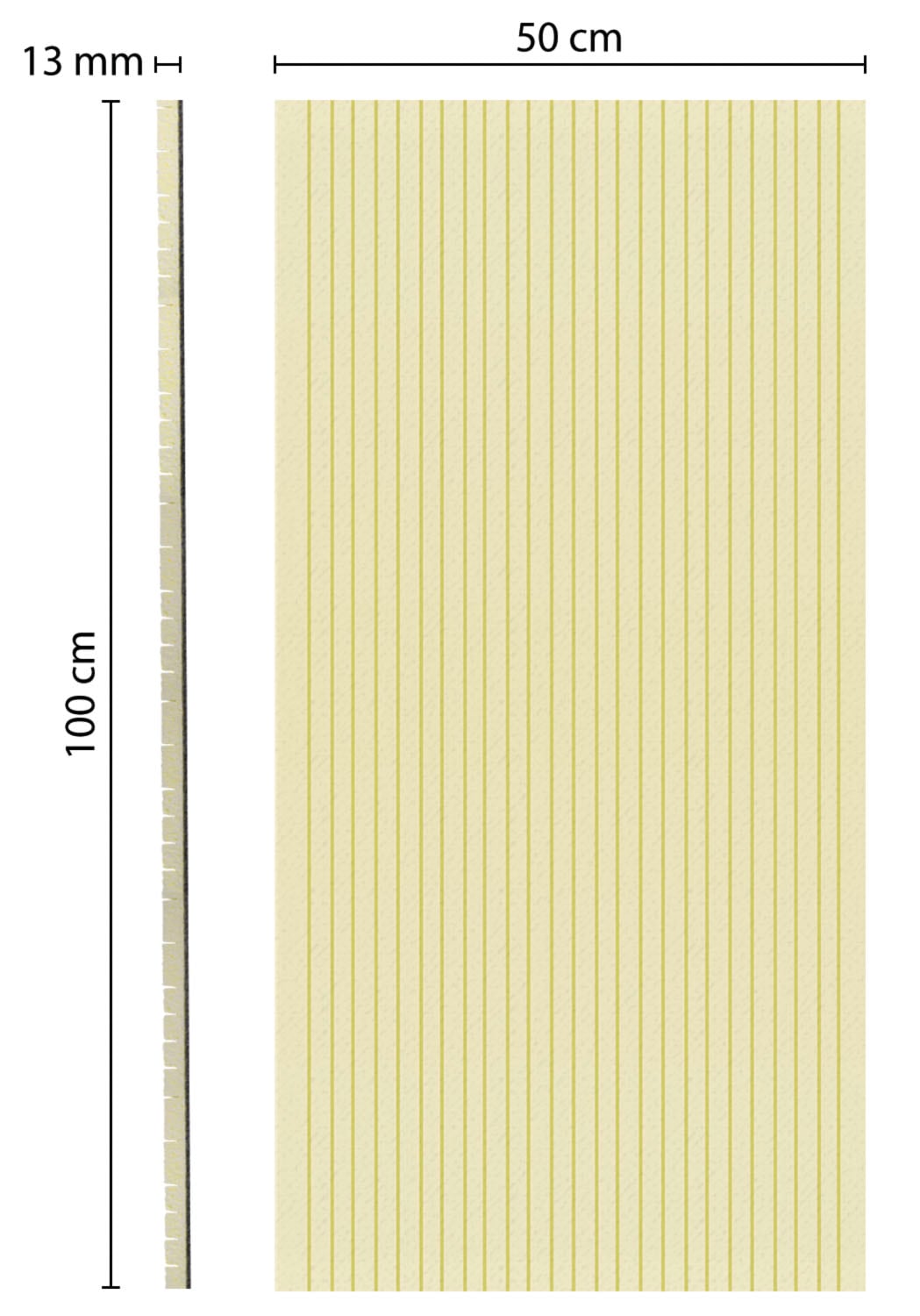 SCHELLENBERG Rollladenkastendämmung »Rollladenkasten-Dämmung«, 2-teilig, 100 x 50, 1,3 cm dick, für Rollladenkästen, 66280