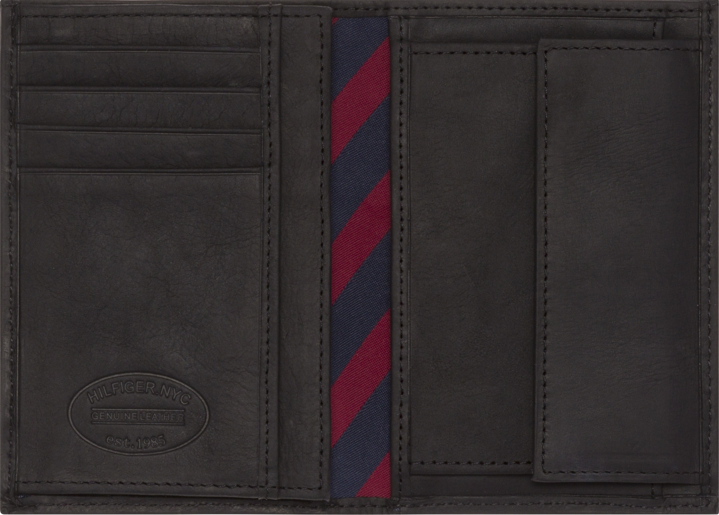 Tommy Hilfiger Geldbörse »JOHNSON N/S WALLET W/COIN POCKET«, aus echtem Leder im Hochformat