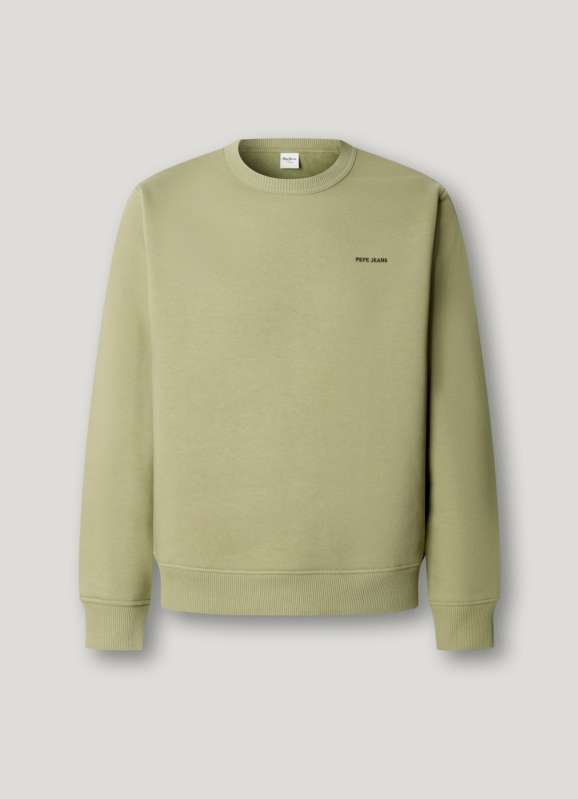 Pepe Jeans Sweatshirt »JEFFERSON CREW«, mit Logostickerei, Baumwollmix
