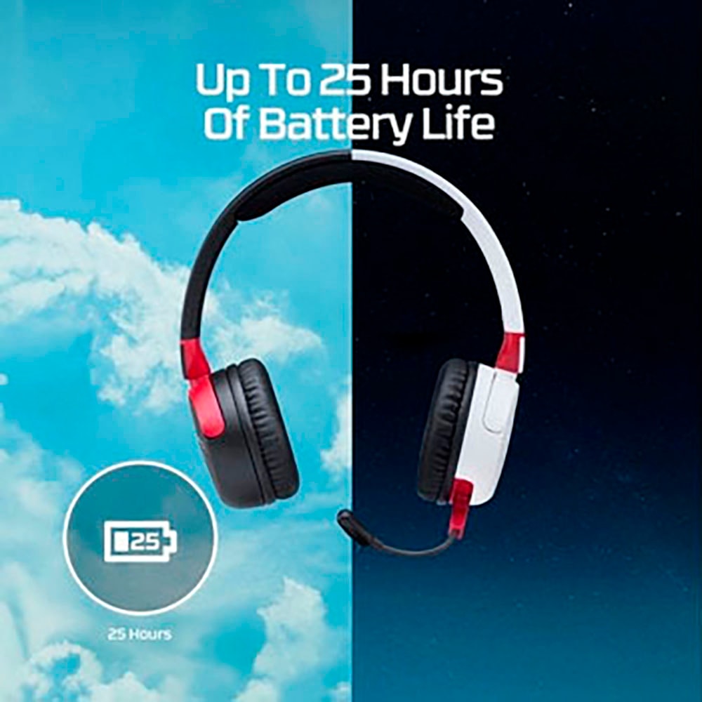 HyperX Gaming-Headset »Cloud Mini für Kids Wireless«, AVRCP Bluetooth-A2DP Bluetooth-HFP-HSP-Bluetooth, Stummschaltung