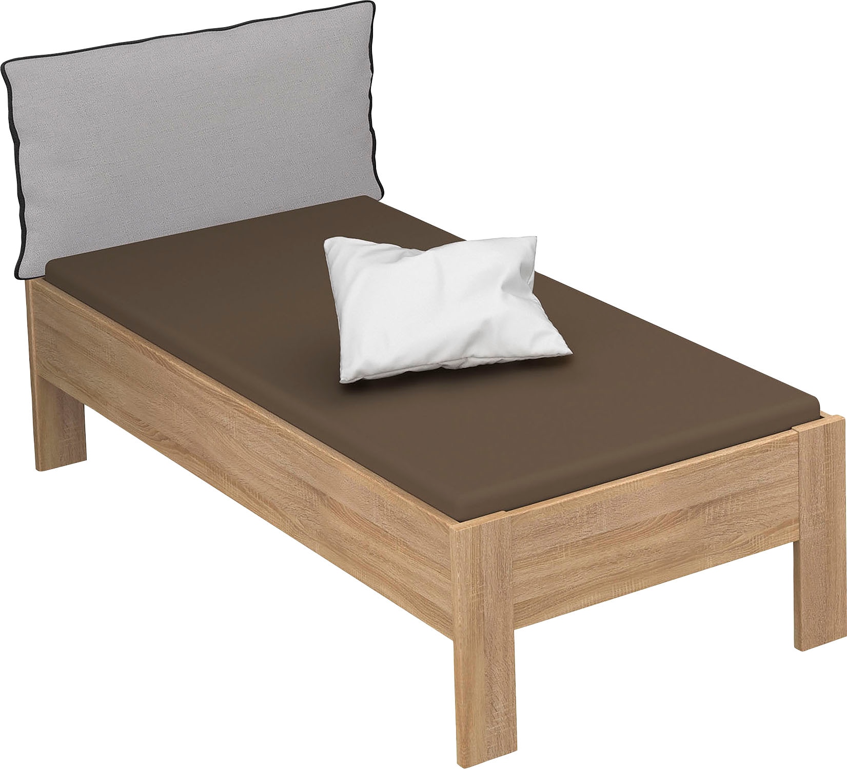 rauch Futonbett »Aditio«, Kopfteil Webstoff mit abgesetztem Keder