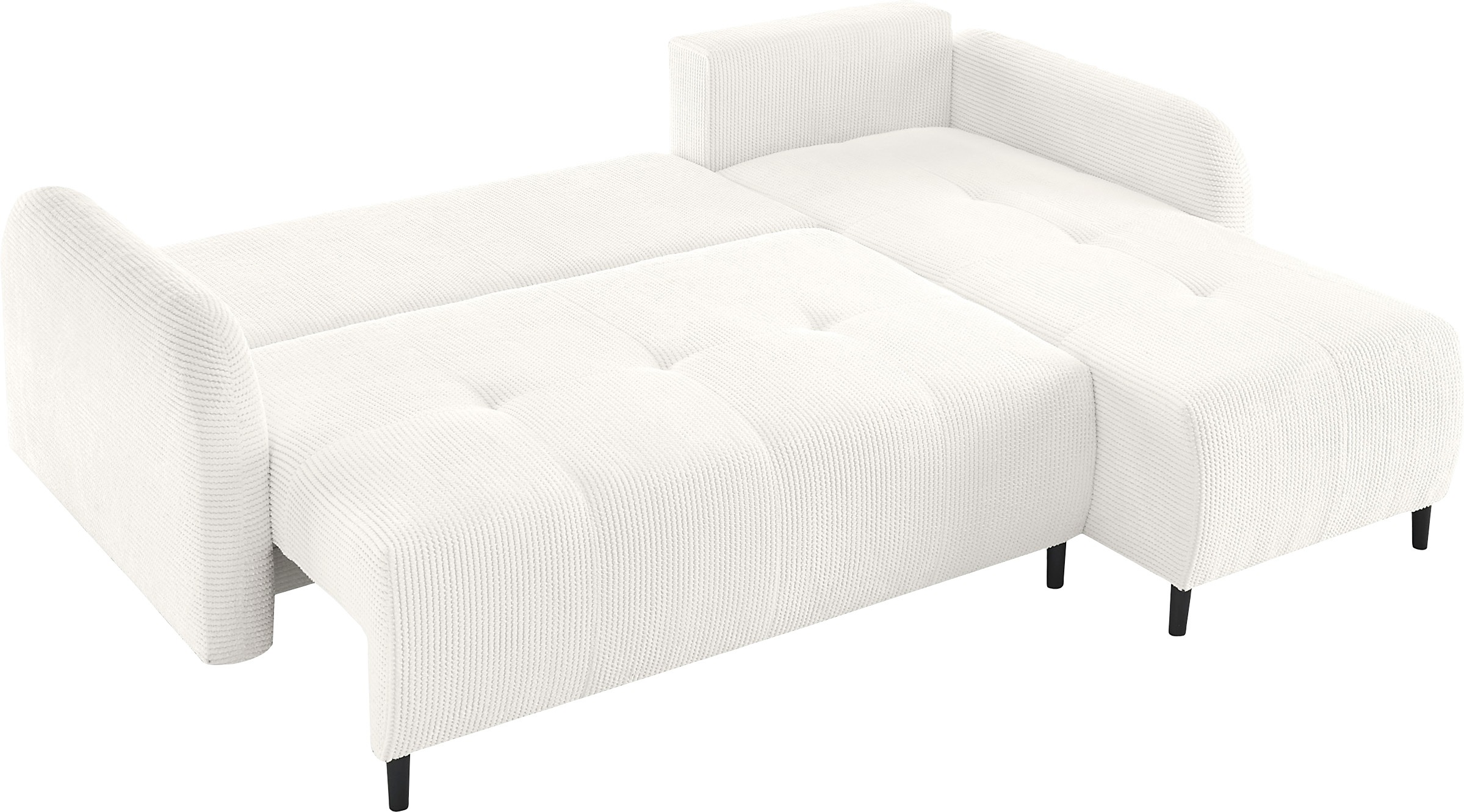 Leonique Ecksofa »BLAISE«, mit Bett-Funktion (Liegefläche 140/200 cm), Zier- und Rückenkissen