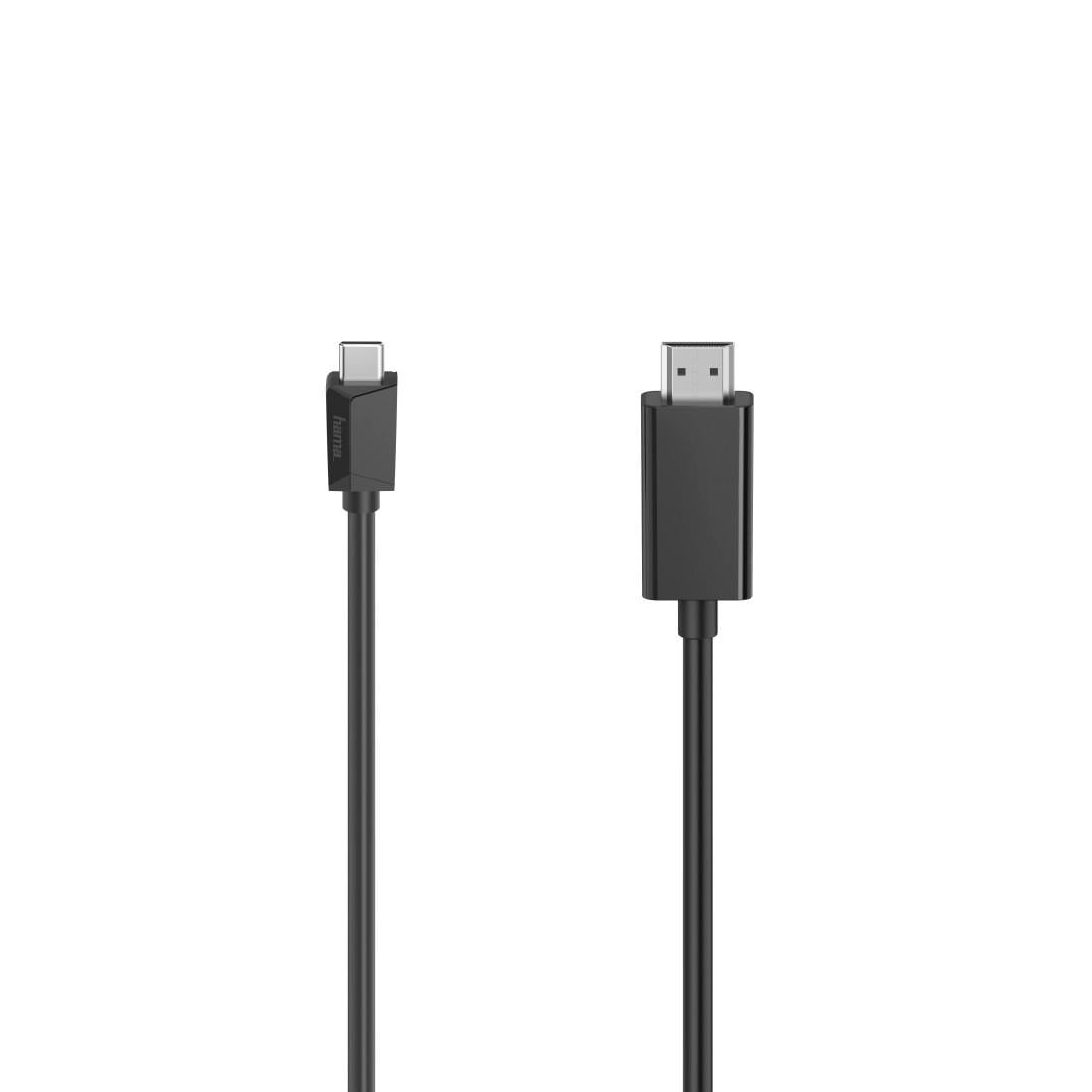 Hama USB-Kabel »Video-Kabel, USB-C-Stecker-HDMI™-Stecker, Monitor-Adapterkabel 1,50 m«, USB-C-HDMI, 150 cm, Ultra-HD 4K