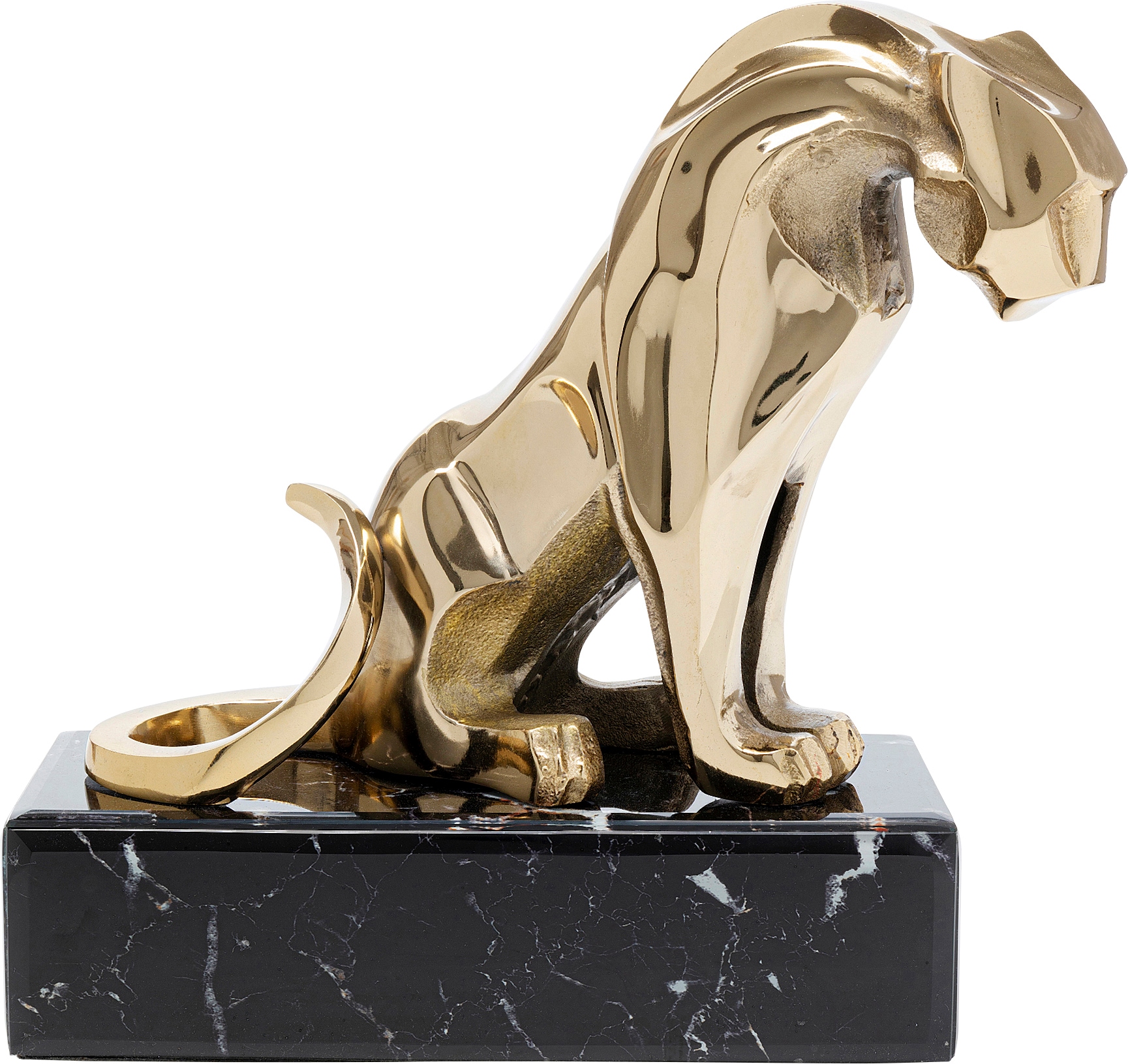 Kare Design Dekofigur »Deko Figur Lion on Marble 34cm« günstig online kaufen