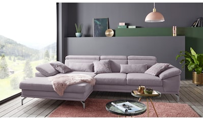 sit&more Ecksofa, inklusive Sitztiefenverstellung, wahlweise mit Kopf- und... kaufen sit&more Ecksofa, inklusive Sitztiefenverstellung, wahlweise mit Kopf- und... kaufen