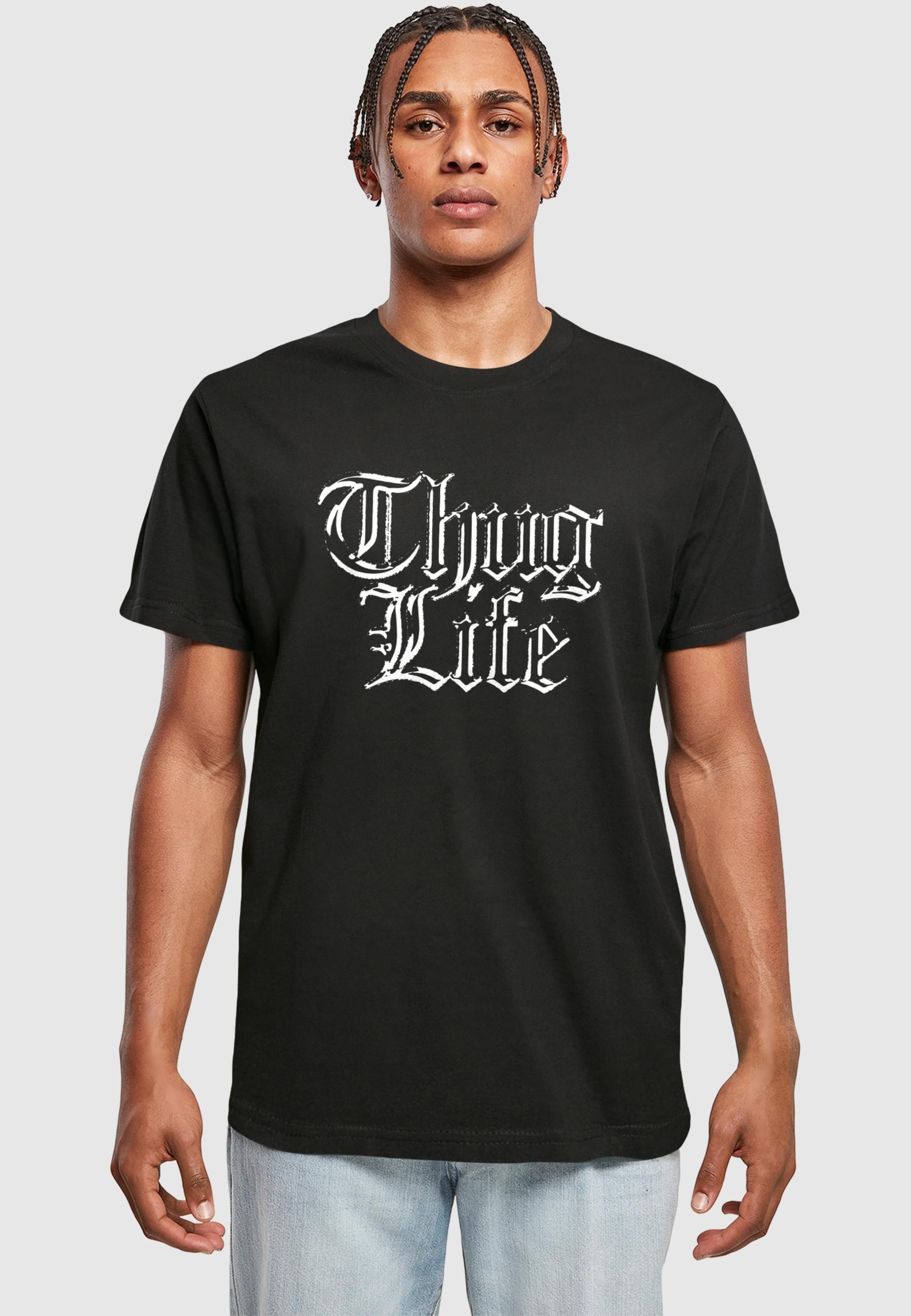 MisterTee T-Shirt »MisterTee Thug Life Wording Tee« 1 Stk.