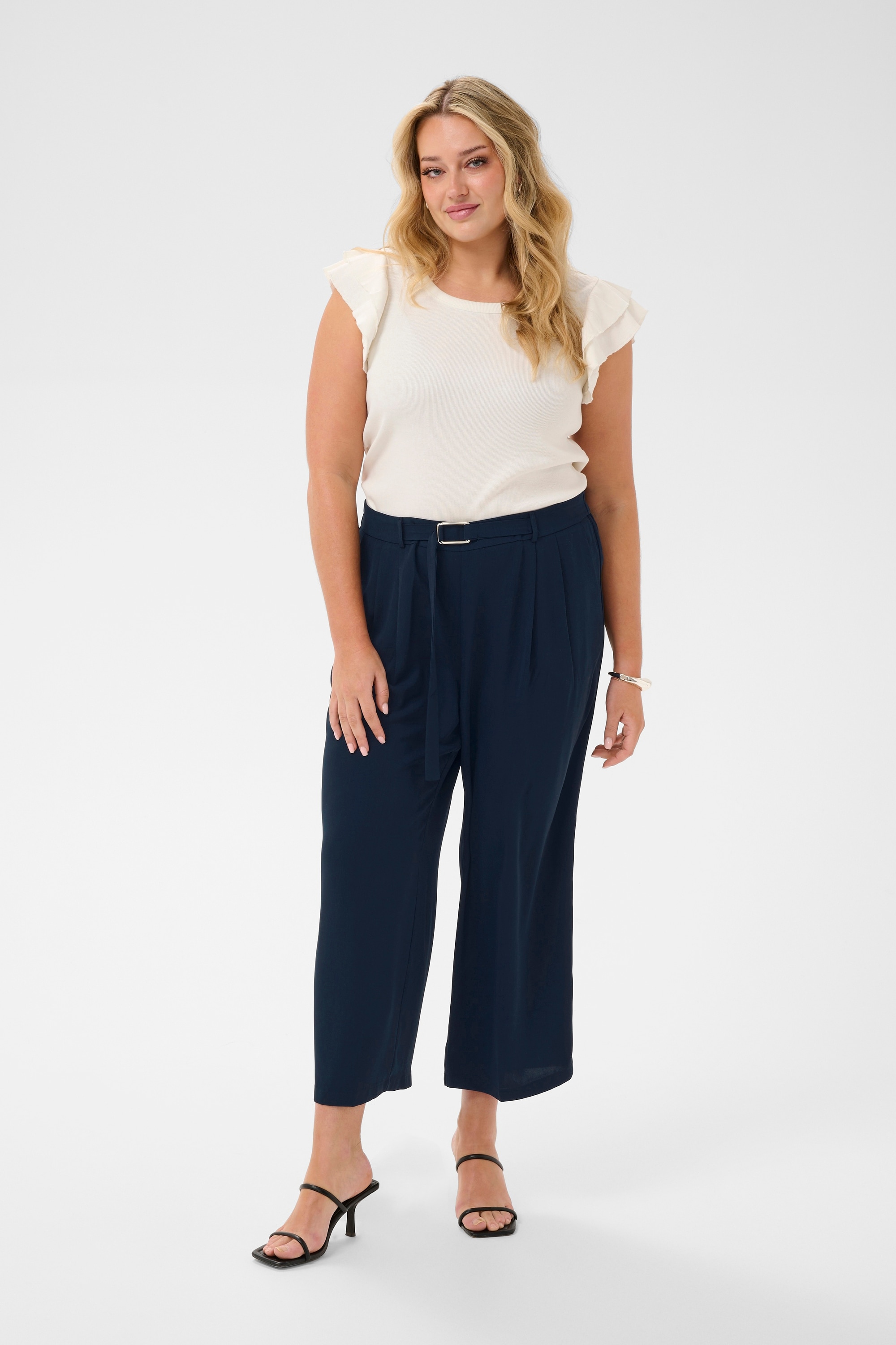 KAFFE Curve Stoffhose »Damen Casual Hose KCilia«