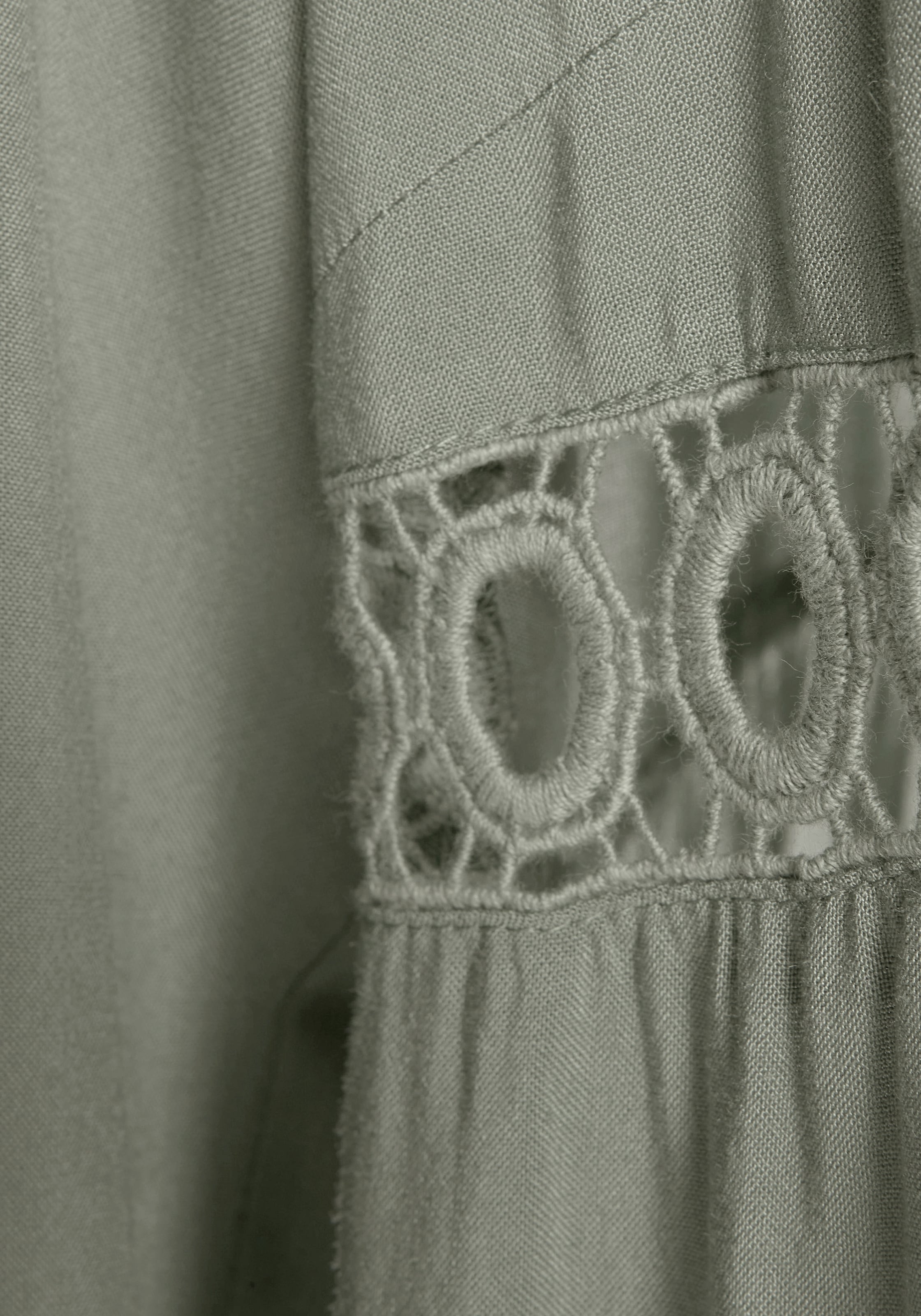 LASCANA Longbluse, mit Spitzeneinsätzen, Tunika, Blusenkleid, Strandmode
