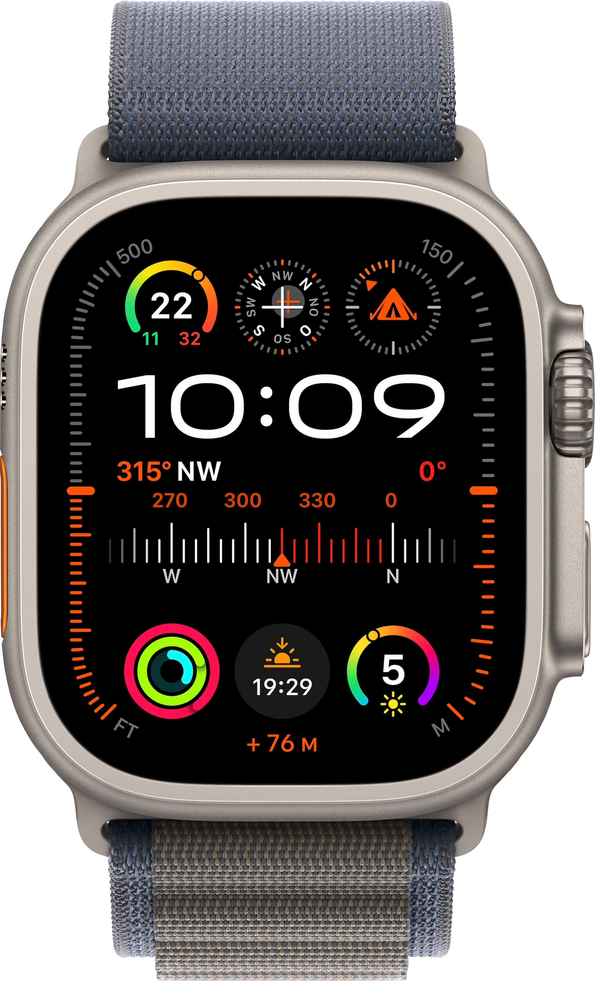 Apple Smartwatch »Watch Ultra 2 Online-Shop 10 Cellular mm 49 (Watch OS Loop) Titanium GPS + Alpine im Medium«, kaufen