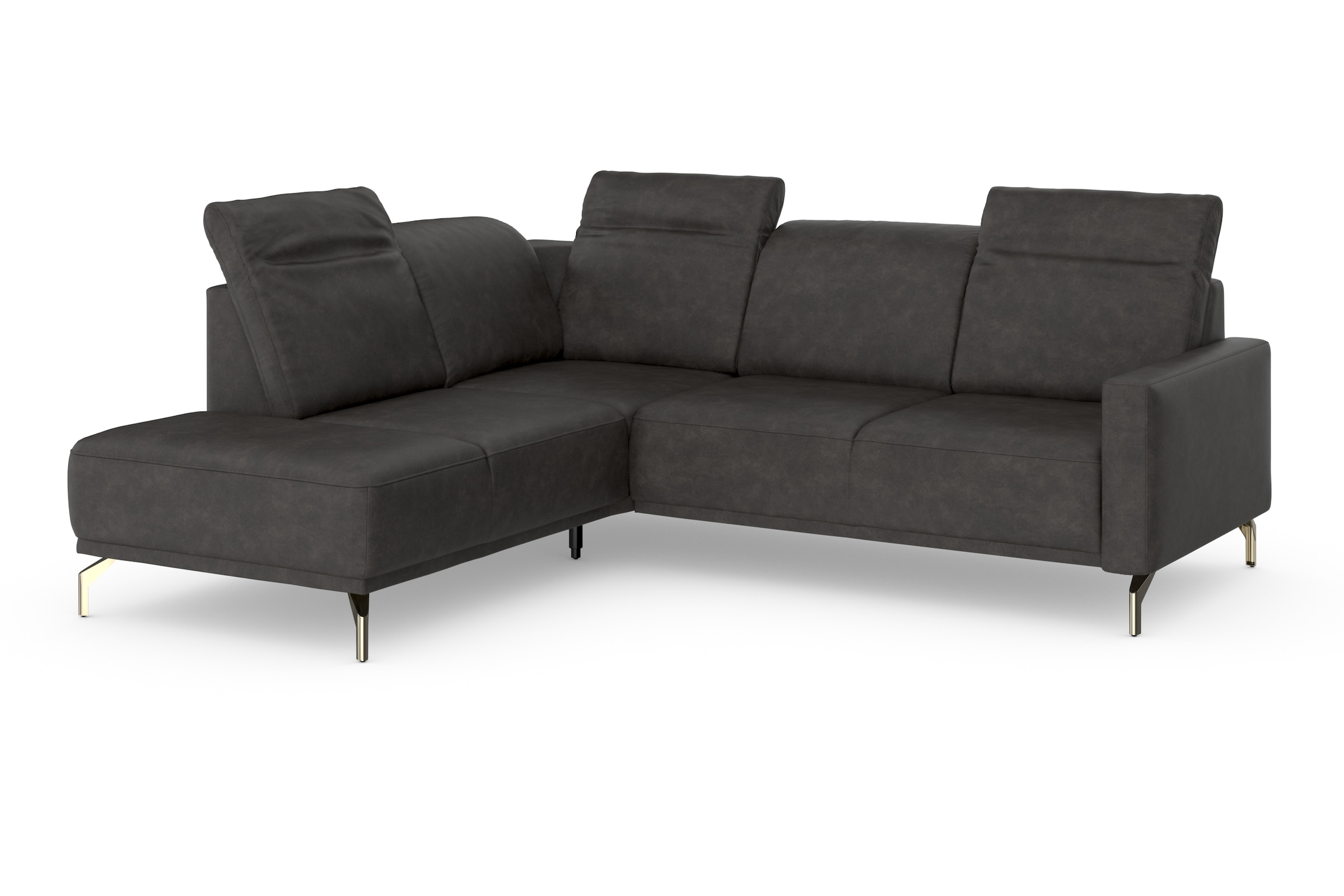 sit&more Ecksofa »Bailando L-Form«, wahlweise mit Kopfteilverstellung und Vorziehsitz, motorisch