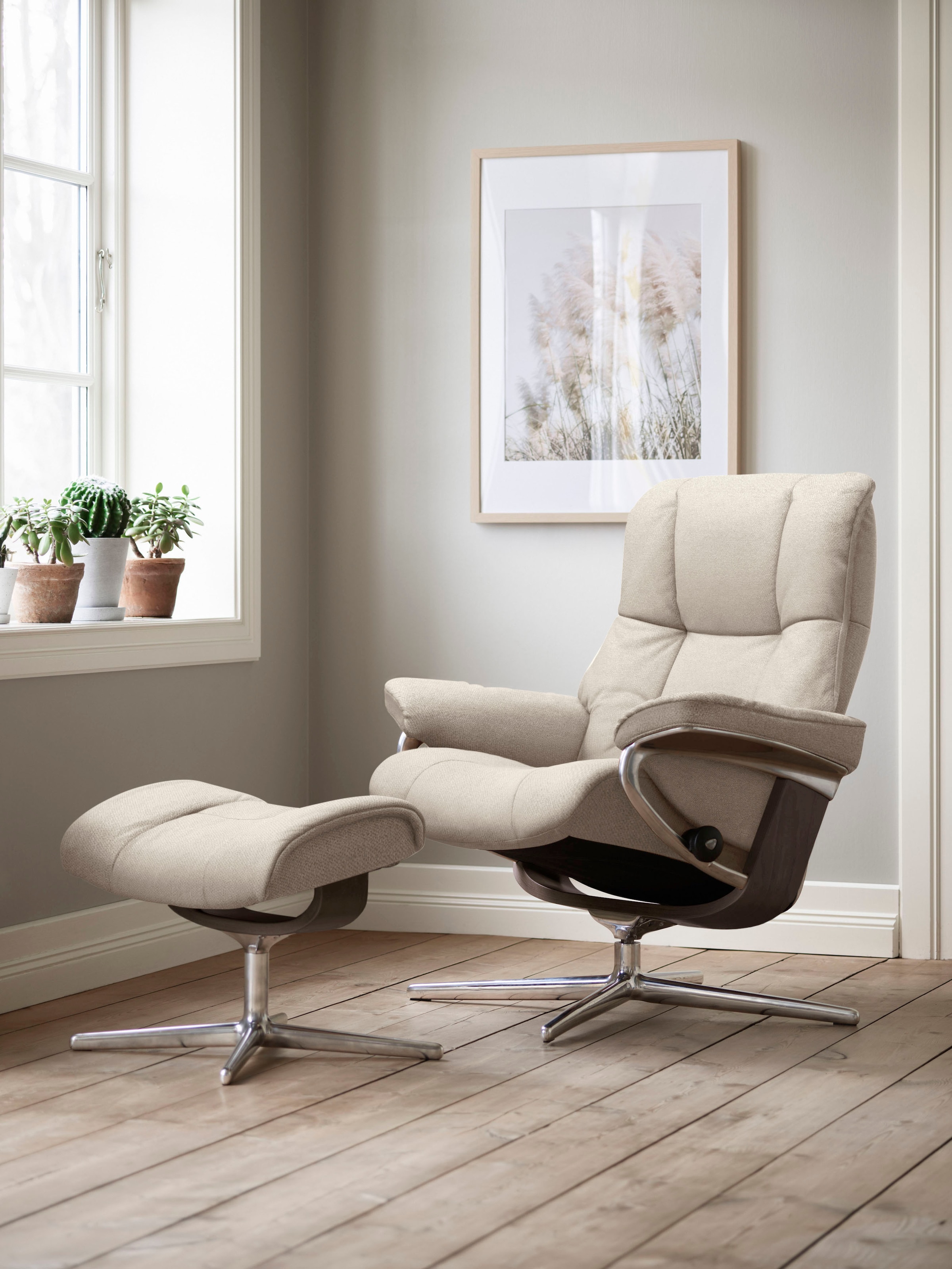 Stressless® Relaxsessel »Mayfair«, mit Cross Base, Größe S, M & L, Holzakze günstig online kaufen