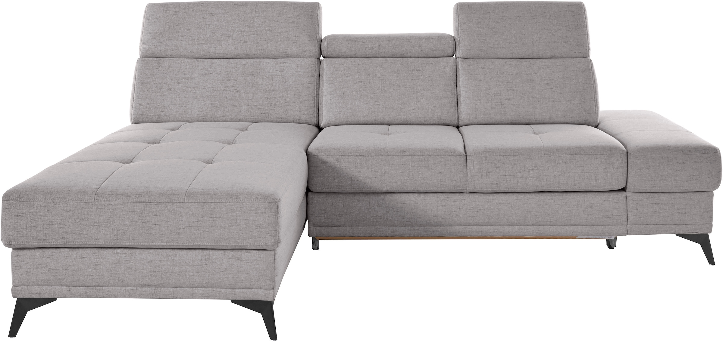 Home affaire Ecksofa »Cardiz L-Form« inkl.Kopfteilverstellung und Federkern günstig online kaufen