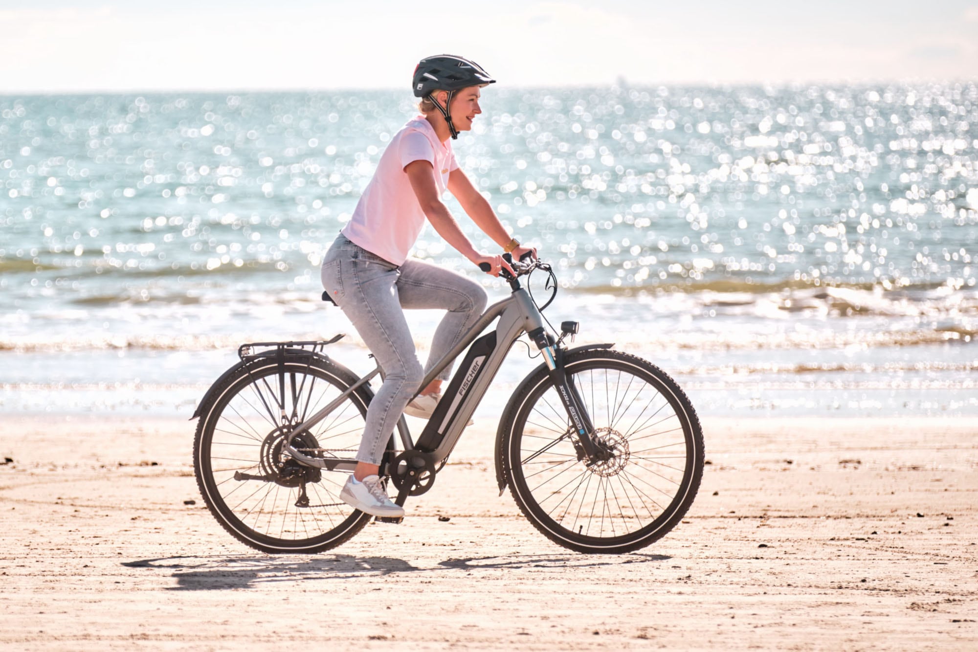 FISCHER Fahrrad »TERRA 2.2 459 55« 8 Gang Shimano ACERA Schaltwerk Heckmotor mit Akku-Ladegerät;mit Werkzeug, 