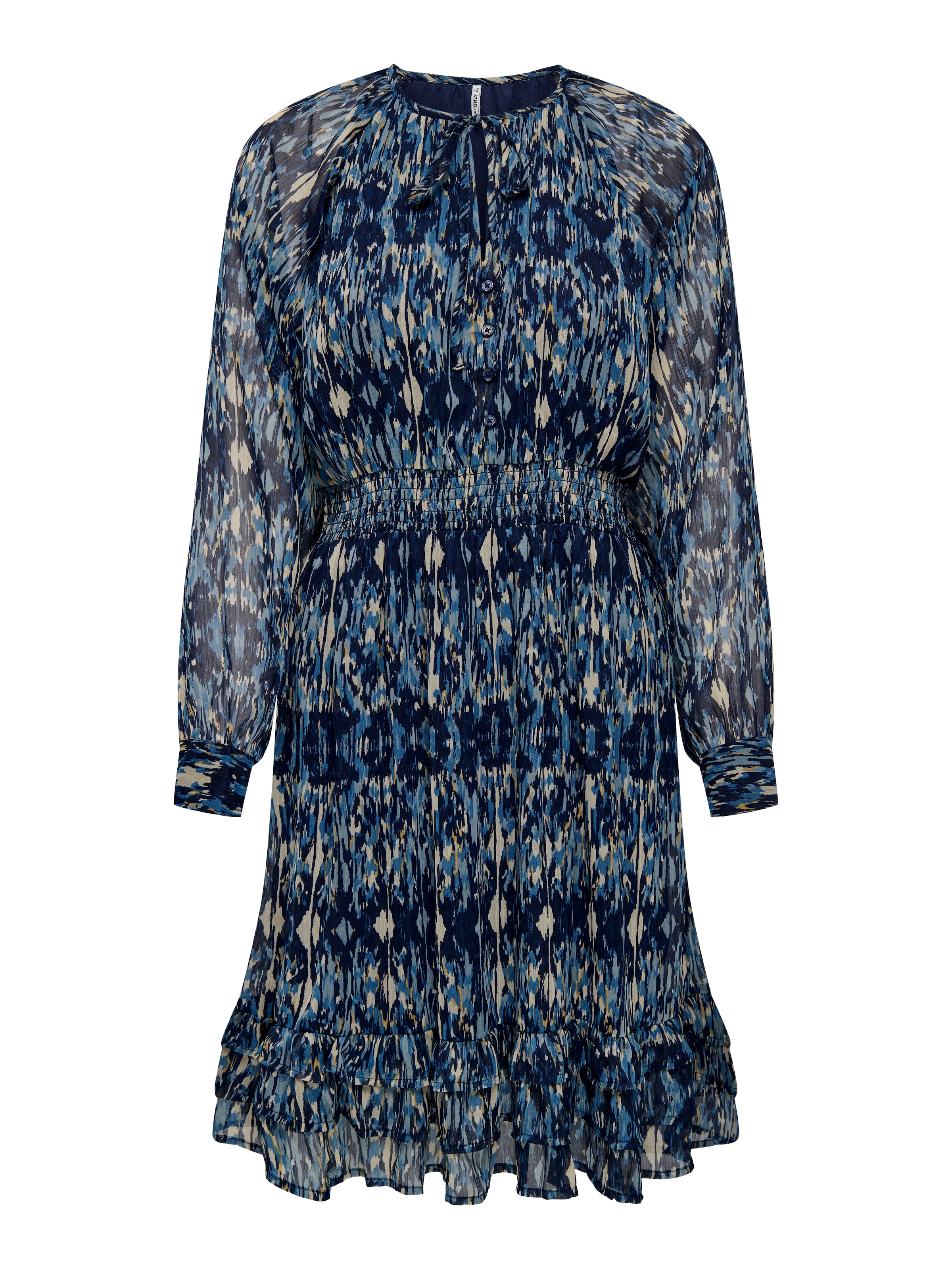 ONLY Minikleid »ONLVIVA LIFE L/S LAYER DRESS PTM« Sommerkleid