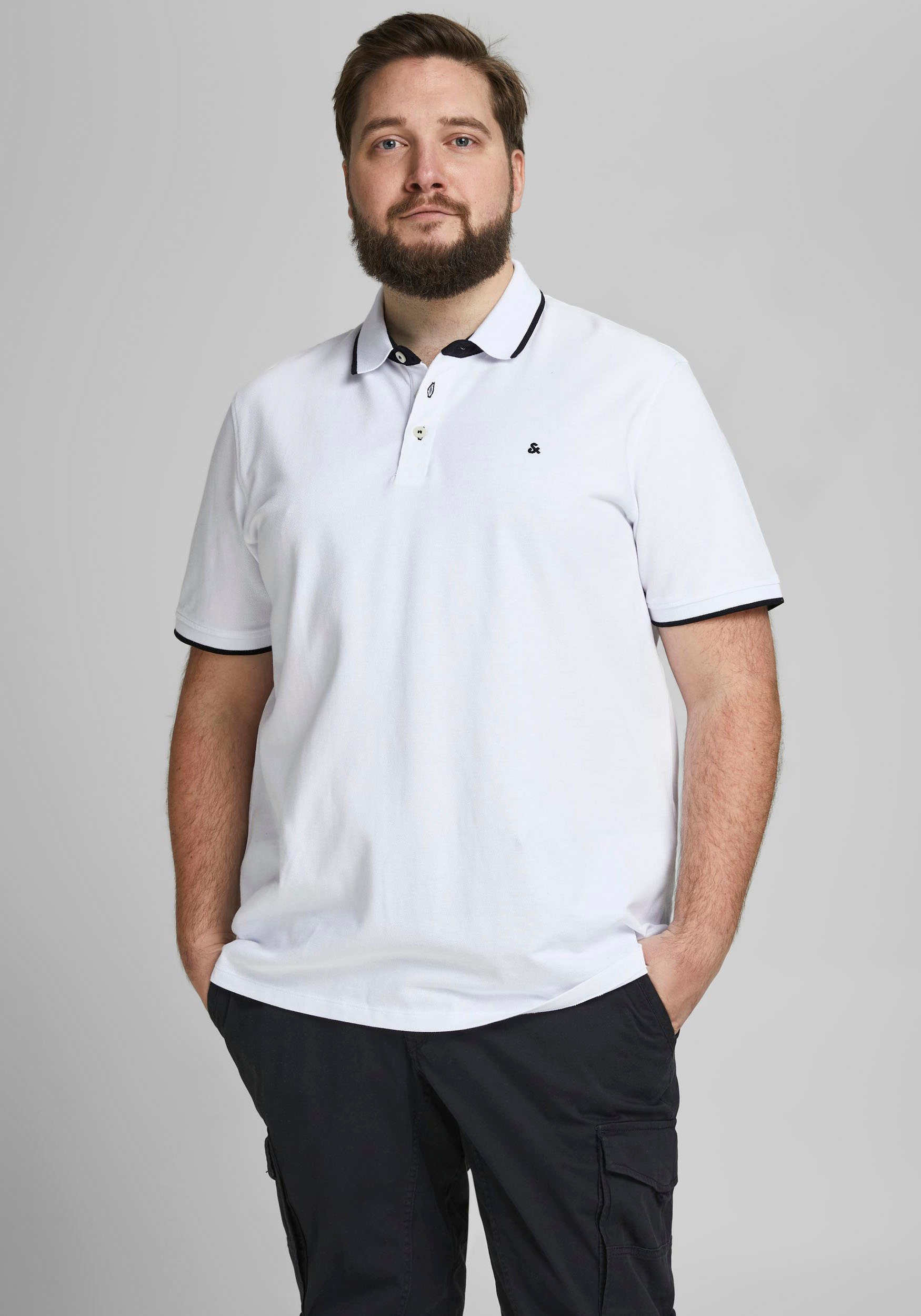 Jack & Jones PlusSize Poloshirt »JJEPAULOS POLO SS NOOS PLS« kaufen