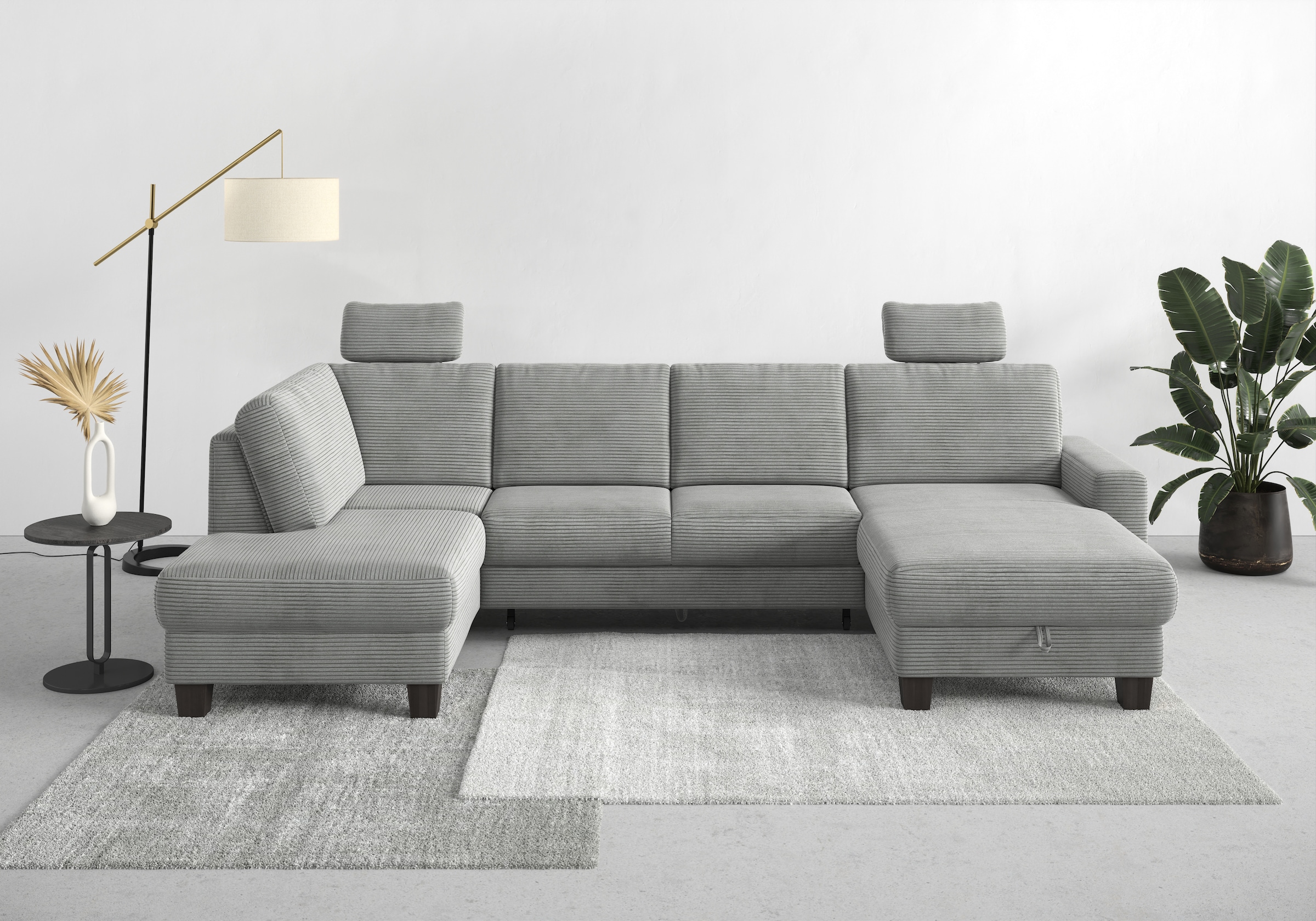 Home affaire Wohnlandschaft »Summer U-Form« mit oder ohne Bettfunktion und günstig online kaufen