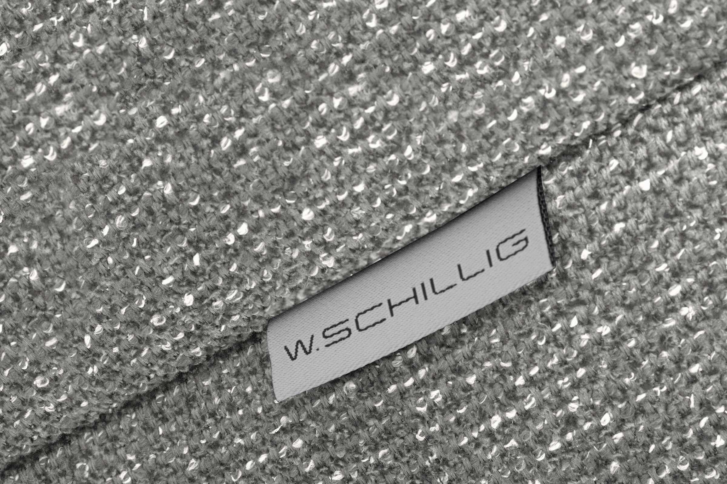 W.SCHILLIG 2-Sitzer »finn«, German Design Award 2016, Fußgestell Nussbaum natur, Breite 210 cm