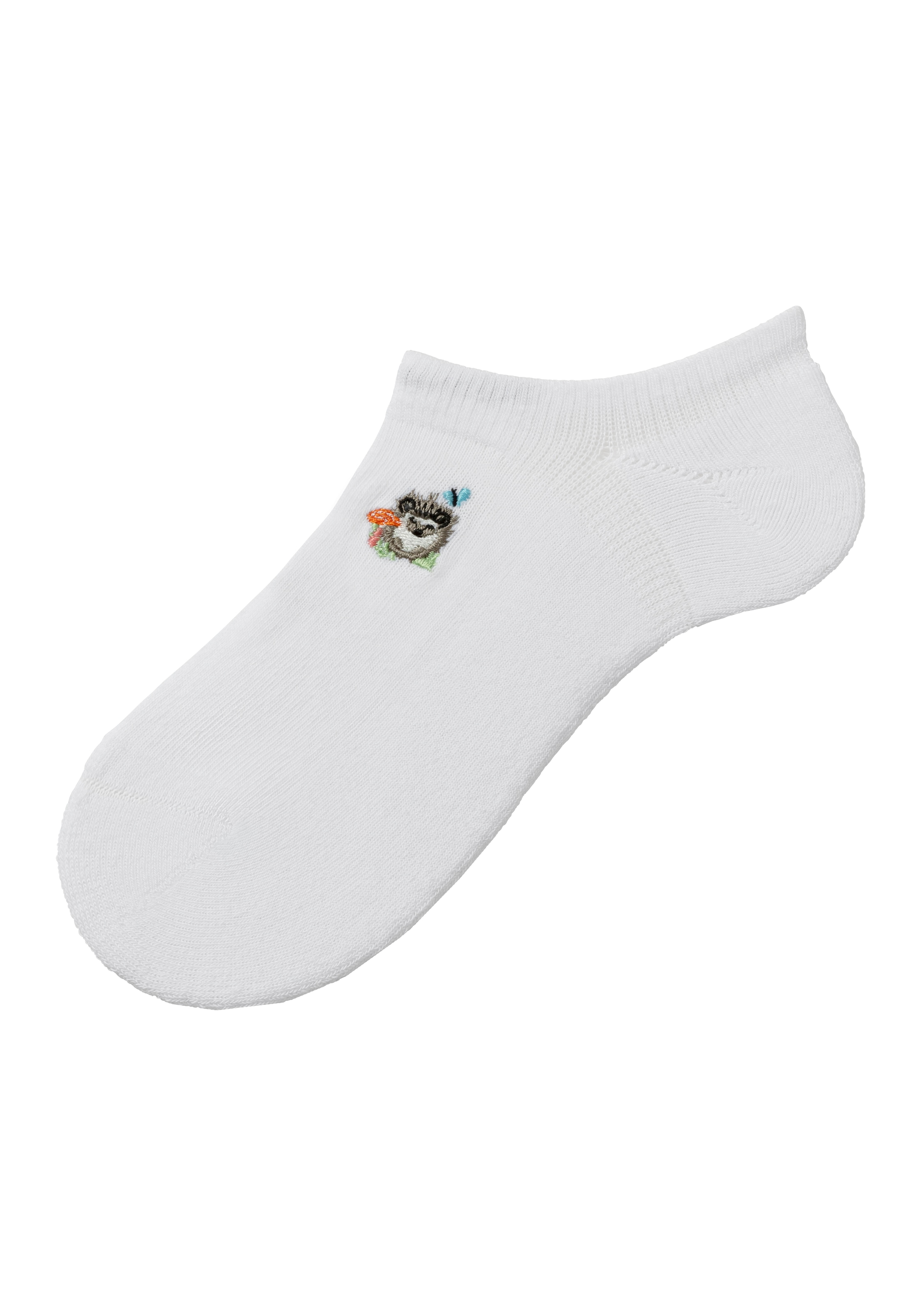 H.I.S Sneakersocken Packung, 5 Paar tlg. mit kleiner Stickerei