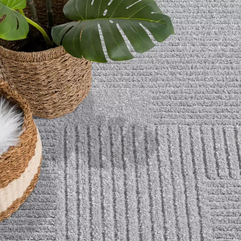 Carpet City Teppich »FLAIR177«, rechteckig, 11 mm Höhe, Kurzflor-Teppich, Skandi-Stil, Wohnzimmer